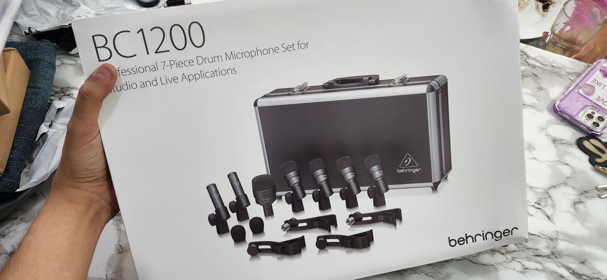 Behringer BC1200 Professional 7-piece Drum Microphone Set customer photo 1