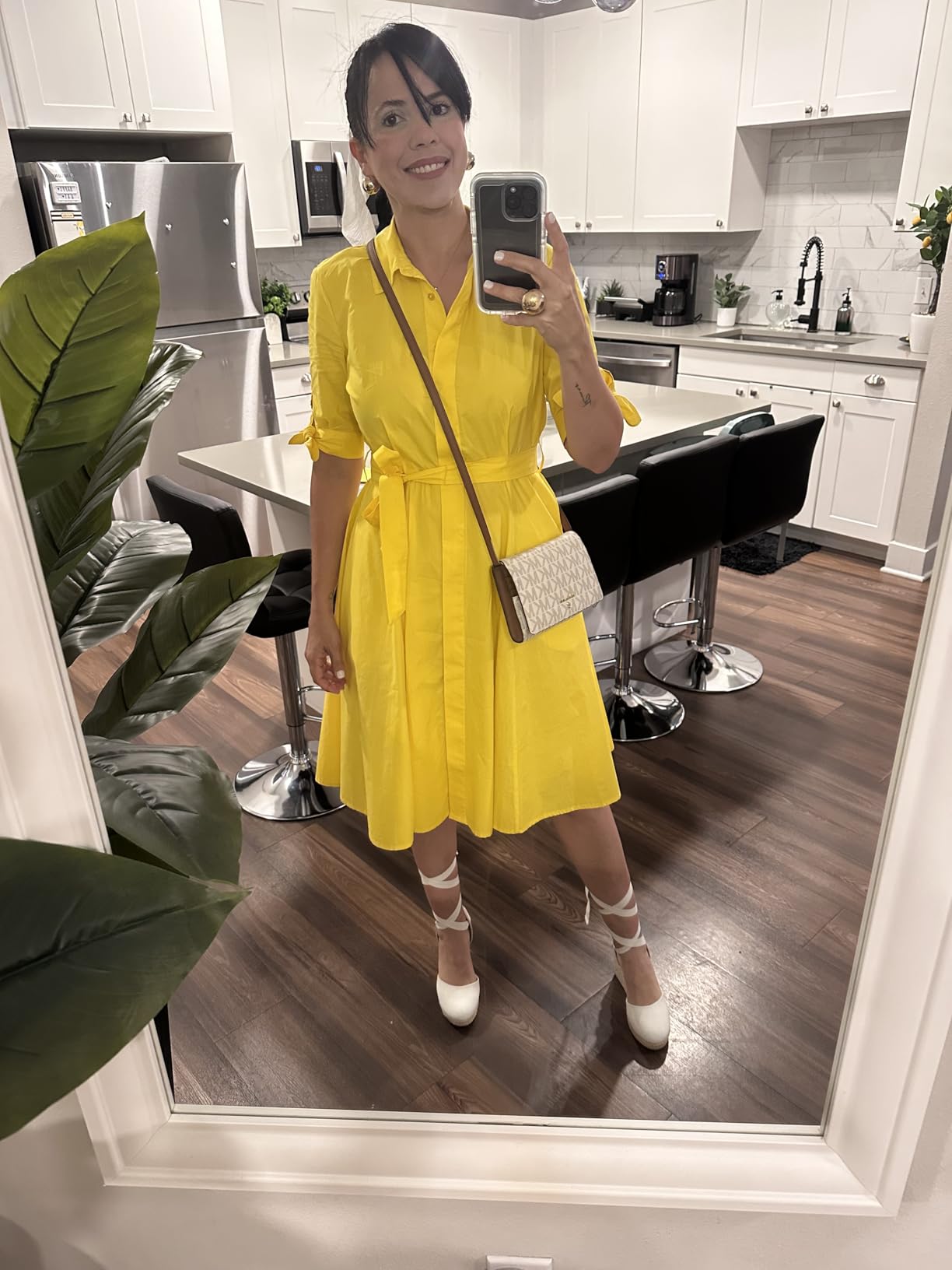 Ermonn Womens Espadrilles Wedge Sandals Platform Closed Toe Ankle Strap Lace Up Summer Shoes customer photo 1