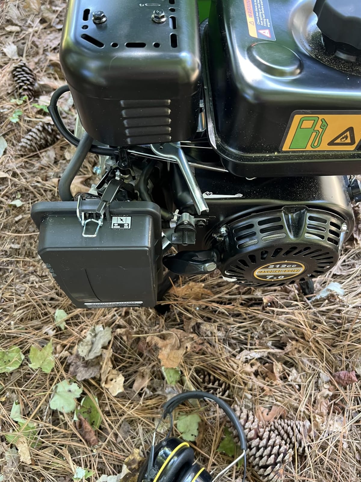 S3 Wood Chipper Shredder, 7HP 212cc Gas Powered Heavy Duty, 3