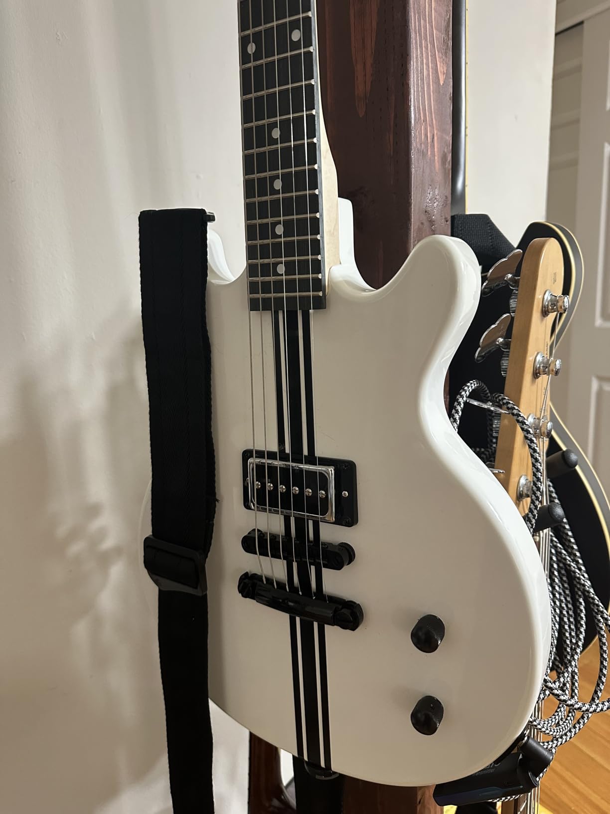 Artec SHA66 Alnico 5 Splendor P90 Single Coil Bridge Pickup 8.8K, Chrome | Humbucker Sized, for LP Style Electric Guitar customer photo 1
