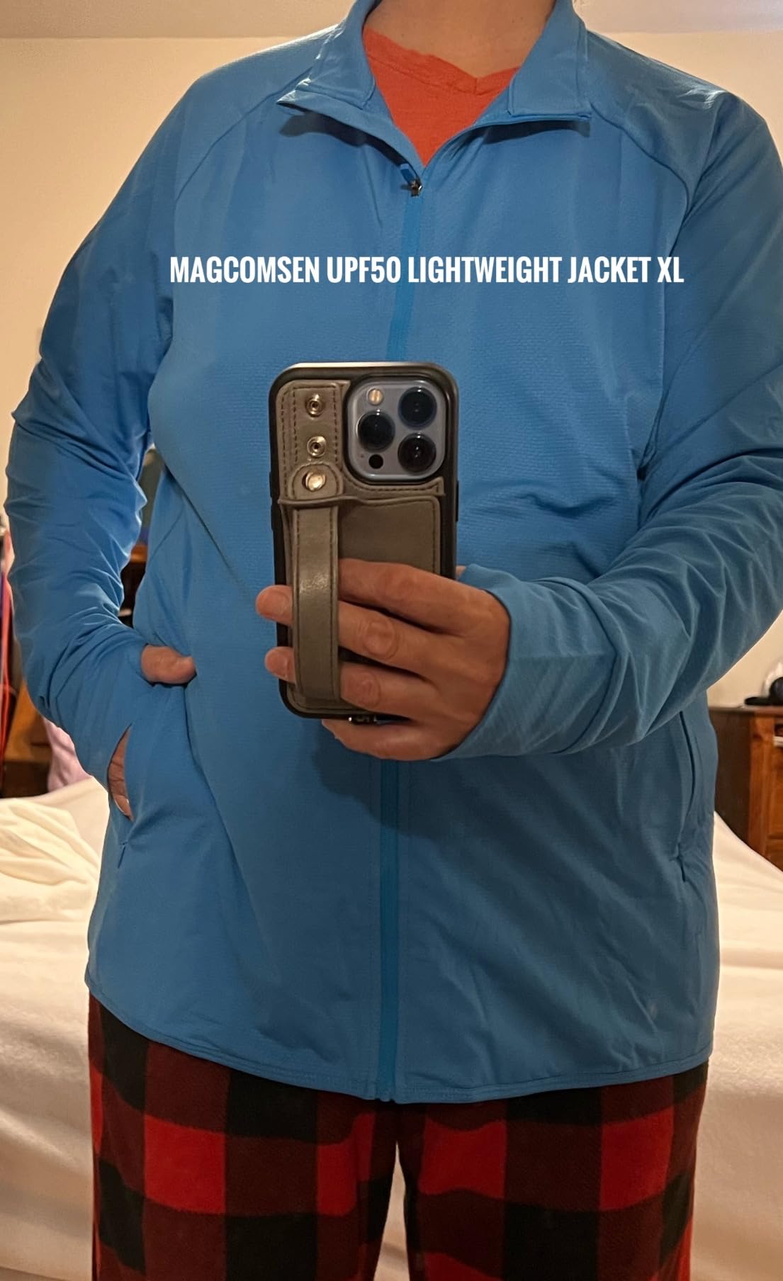 MAGCOMSEN Women's UPF 50+ Lightweight Athletic Jacket Sun Protection Full Zip Long Sleeve Shirts Hiking Outdoor Pockets customer photo 2