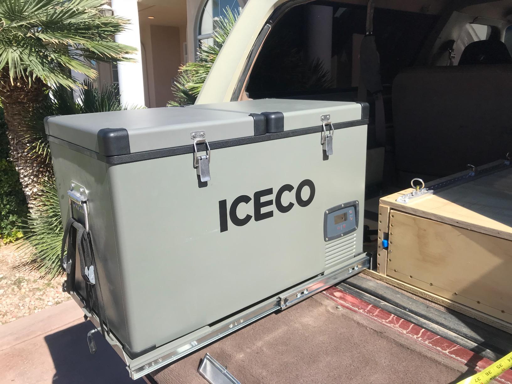 ICECO Slide Mount for JP Pro Series Portable Refrigerator Freezer, Car Fridge Freezer Slide (Slide for JP30 Pro/JP40 Pro/JP50 Pro) customer photo 2