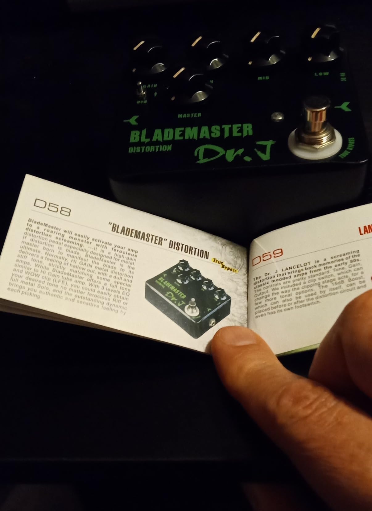 JOYO Modern Metal Distortion Pedal Especially Designed High Gain Distortion for Electric Guitar High-end Edition Dr.J Series (D58) customer photo 2