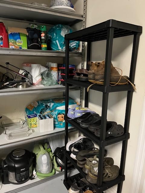 IRIS USA Plastic Storage Shelves |Made in USA| 48