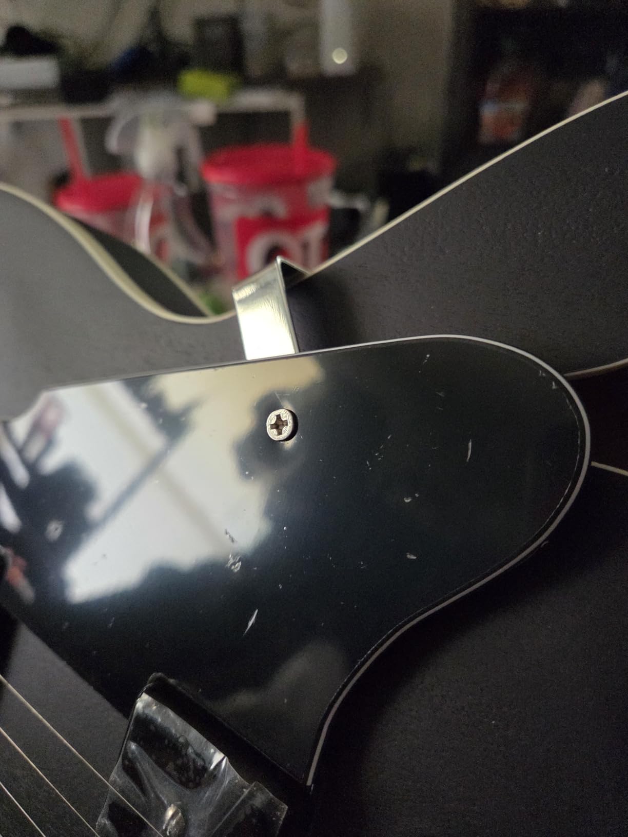 GROTE Electric Guitar Semi-Hollow Body Guitar matte finished P90 (Grey) customer photo 1