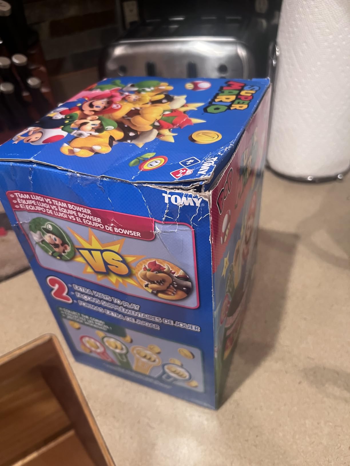 TOMY Pop Up Super Mario Family Action Game - 2-4 Players - Ages 4+ customer photo 2