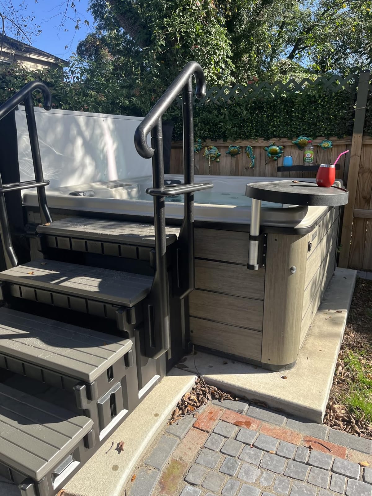 Confer Plastics 4 Step Signature Spa Steps (Deep Grey) customer photo 2