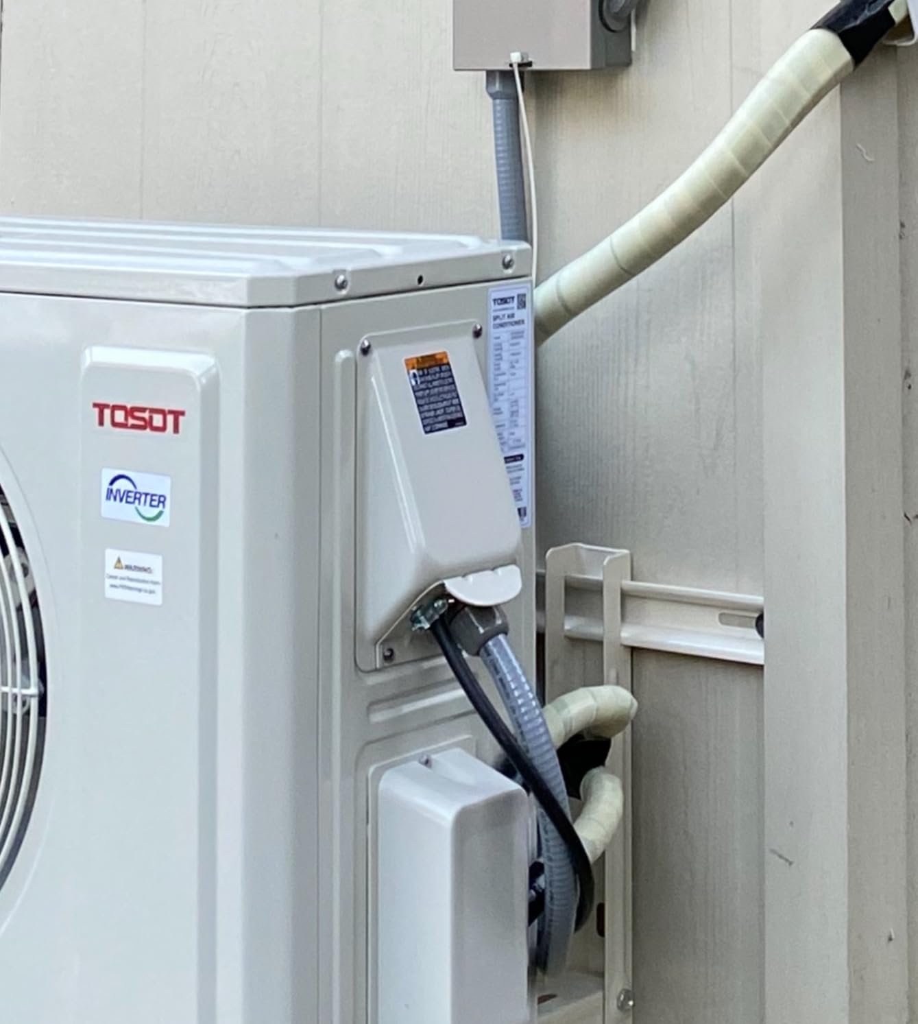 TOSOT 9,000 BTU Mini-Split Air Conditioner, Wifi Enabled Ductless Inverter Split System AC Unit Heating System, Compatible with Alexa - 20.5 SEER2 230V customer photo 1