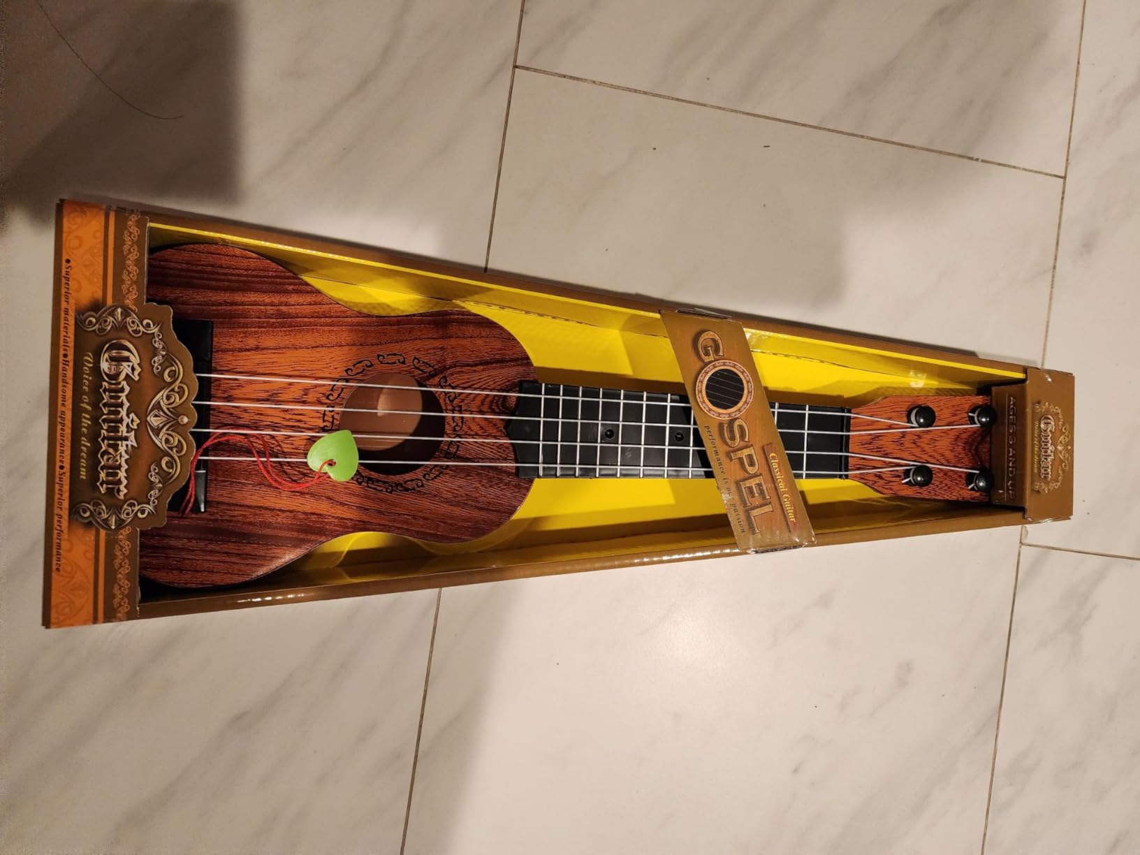 Raimy 17in Kids Ukulele Mini Guitar with Picks for Toddler Boys Girls customer photo 1