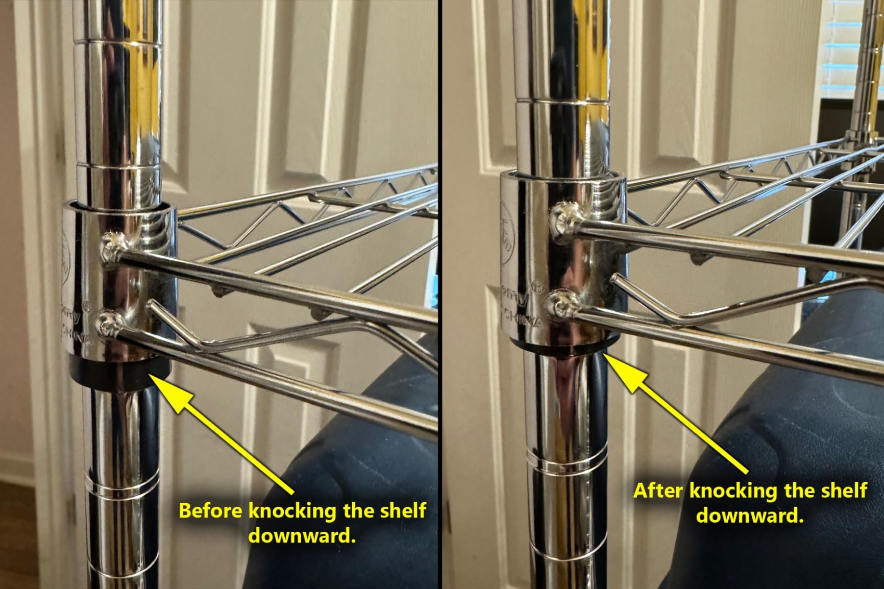 Finnhomy Heavy Duty 7 Tier Wire Shelving, 18x18x72 inches 7 Shelves Storage Rack with Thicken Steel Tube, Pantry Shelves for Storage, Adjustable Metal Shelving Unit, NSF Certified, Chrome customer photo 1