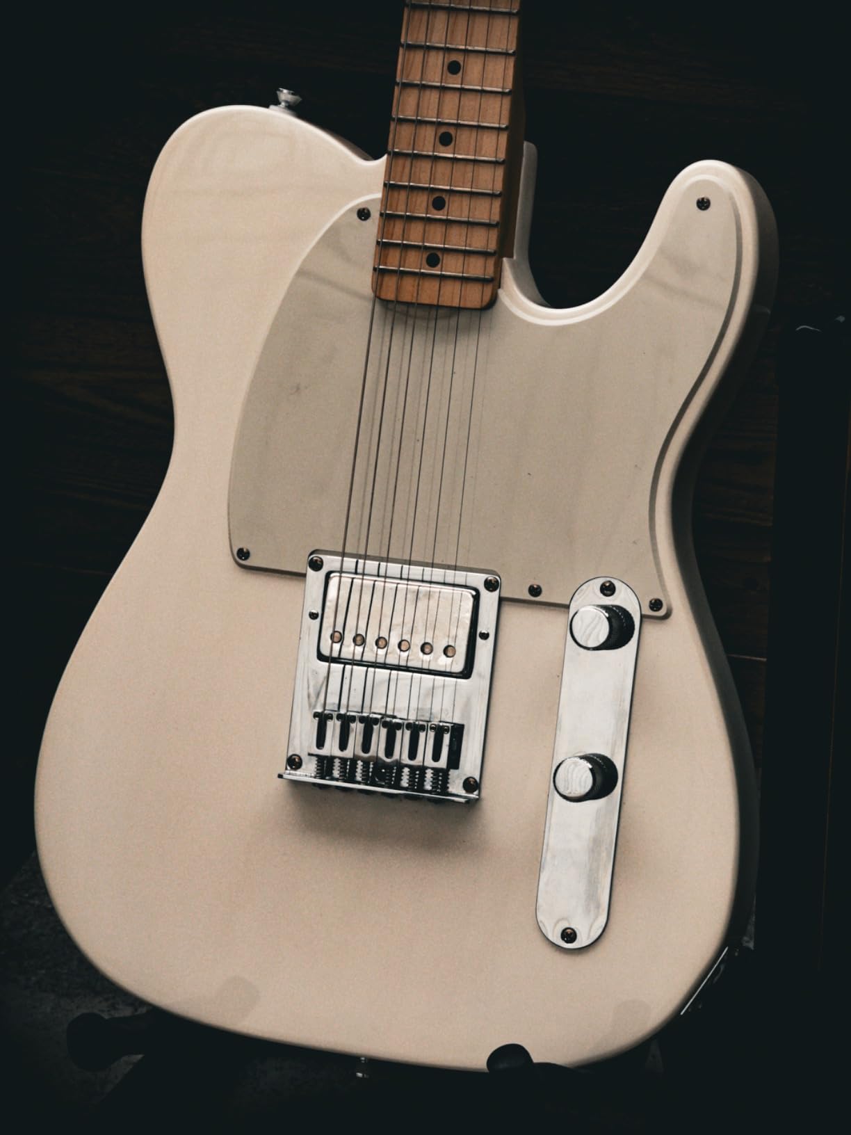 Squire Sonic Esquire Electric Guitar, Arctic White, Maple Fingerboard customer photo 1