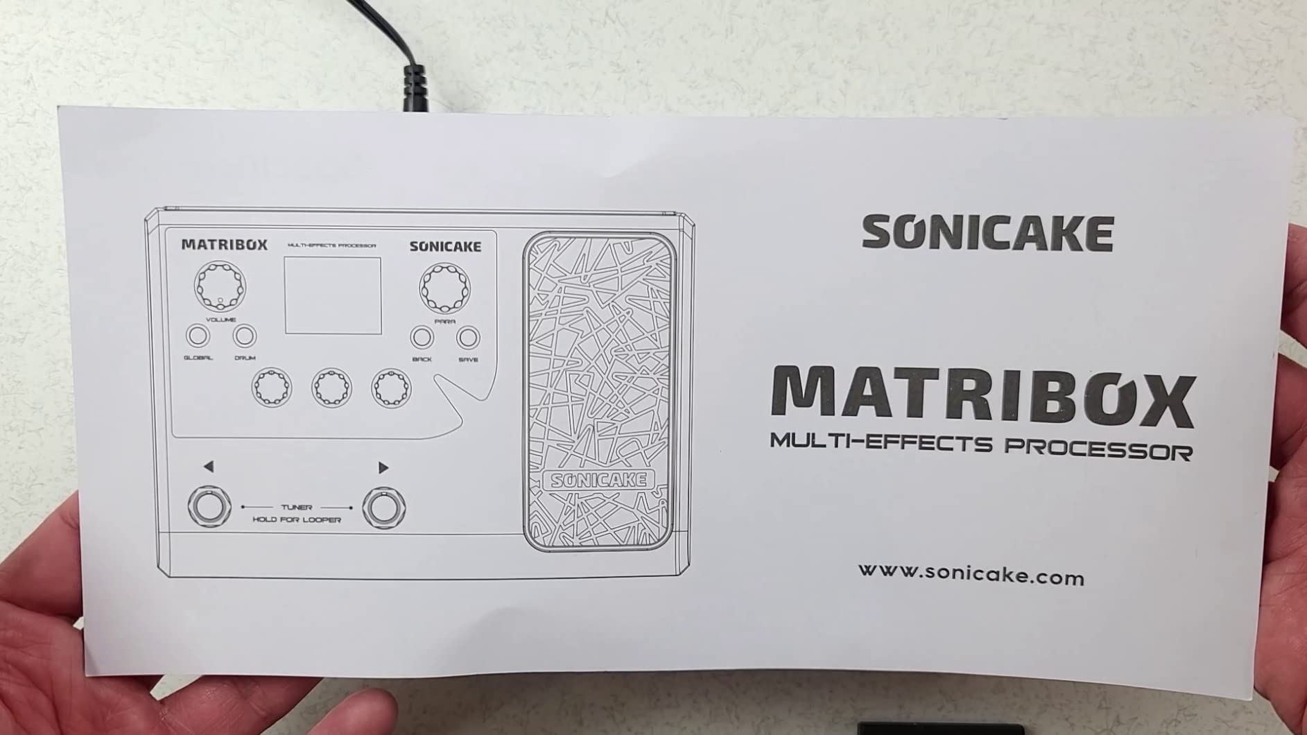 SONICAKE Matribox - Guitar Multi Effects Processor with Expression Pedal | With 130 Effects - Looper/EQ/Modulation/Delay/Reverb/Tuner, Amp Modeling, NAM A2, IR Cabinets, Stereo OTG USB Audio Interface customer photo 2