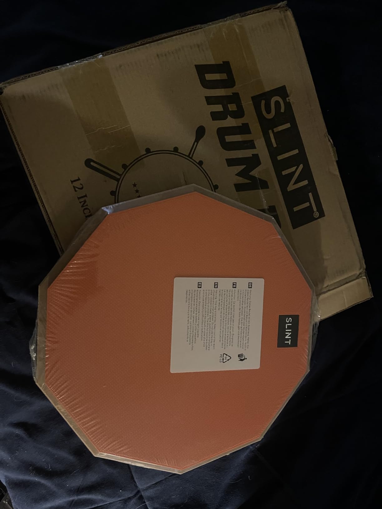 12” Double-Sided Practice Pad – 2-Surface Drumming Trainer for Snare Practice, Quiet Home Use, Kids & Beginners customer photo 2
