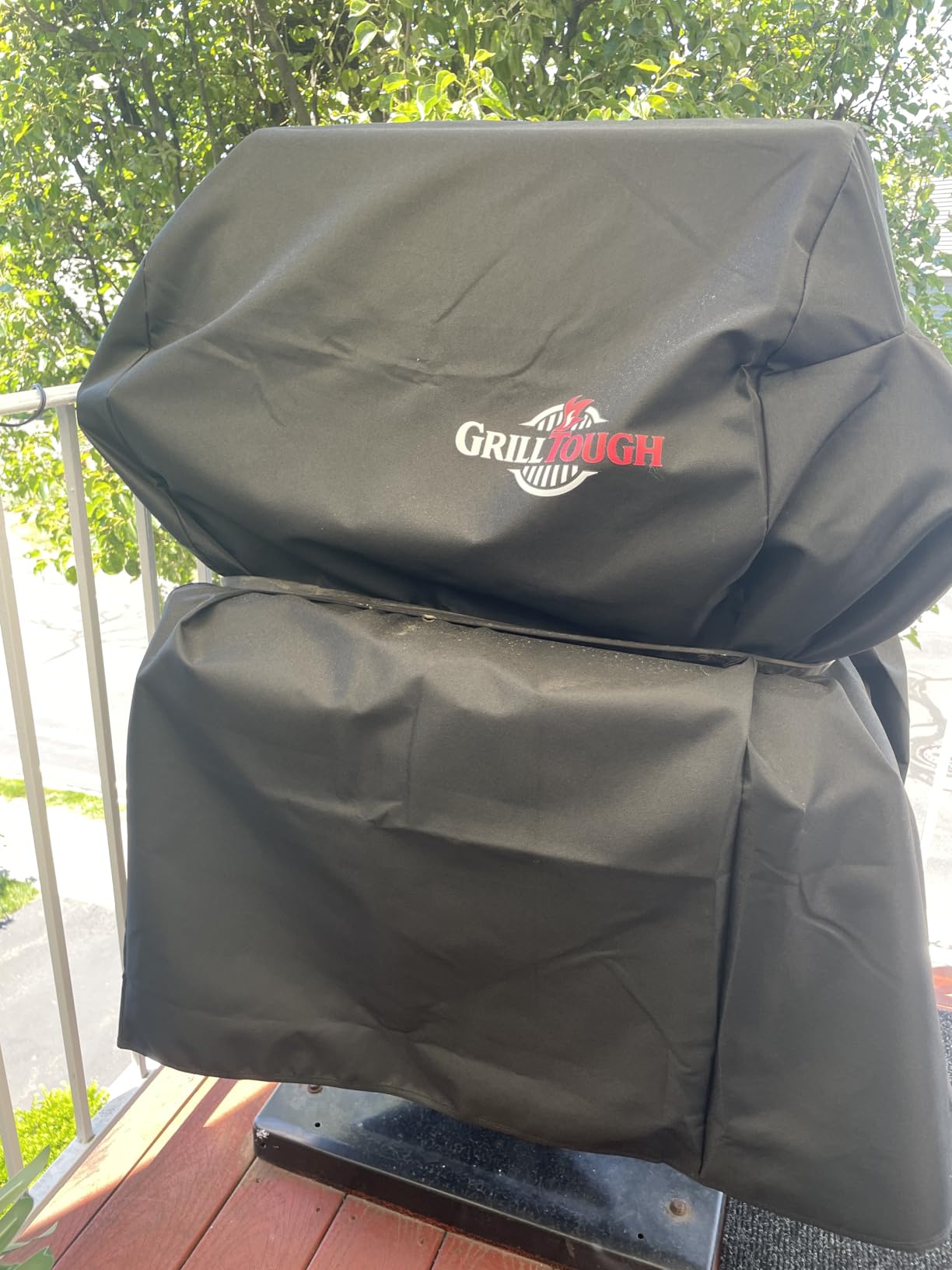 GrillTough Heavy Duty BBQ Grill Cover for Outdoor Grill, 58 Inch, Black customer photo 1