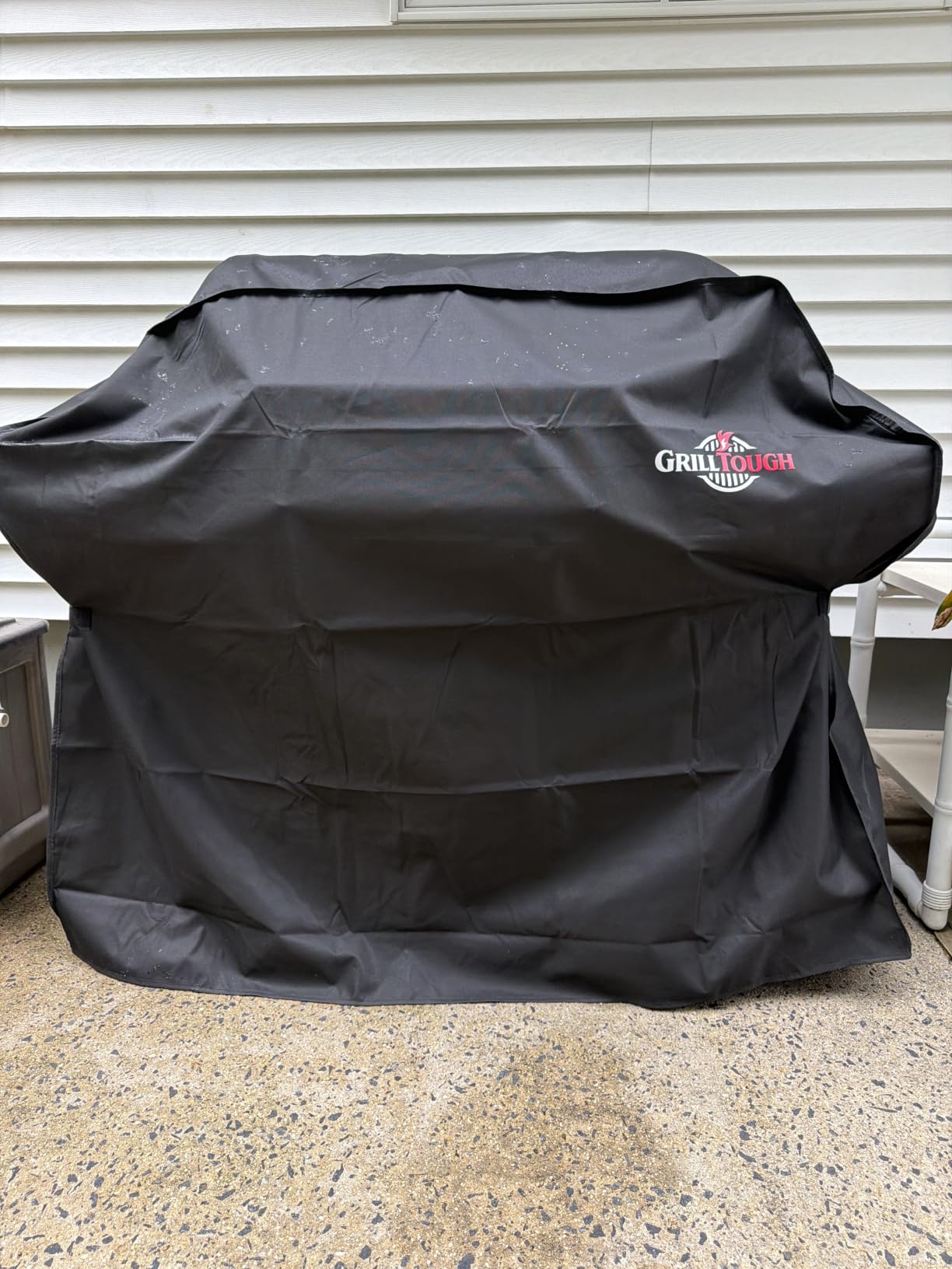 GrillTough Heavy Duty BBQ Grill Cover for Outdoor Grill, 58 Inch, Black customer photo 2