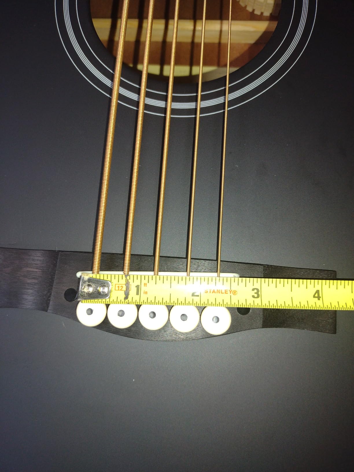 TARIO Fretless 5 String Electric Acoustic Bass spruce top Mahogany back & sides (Fretless) customer photo 2