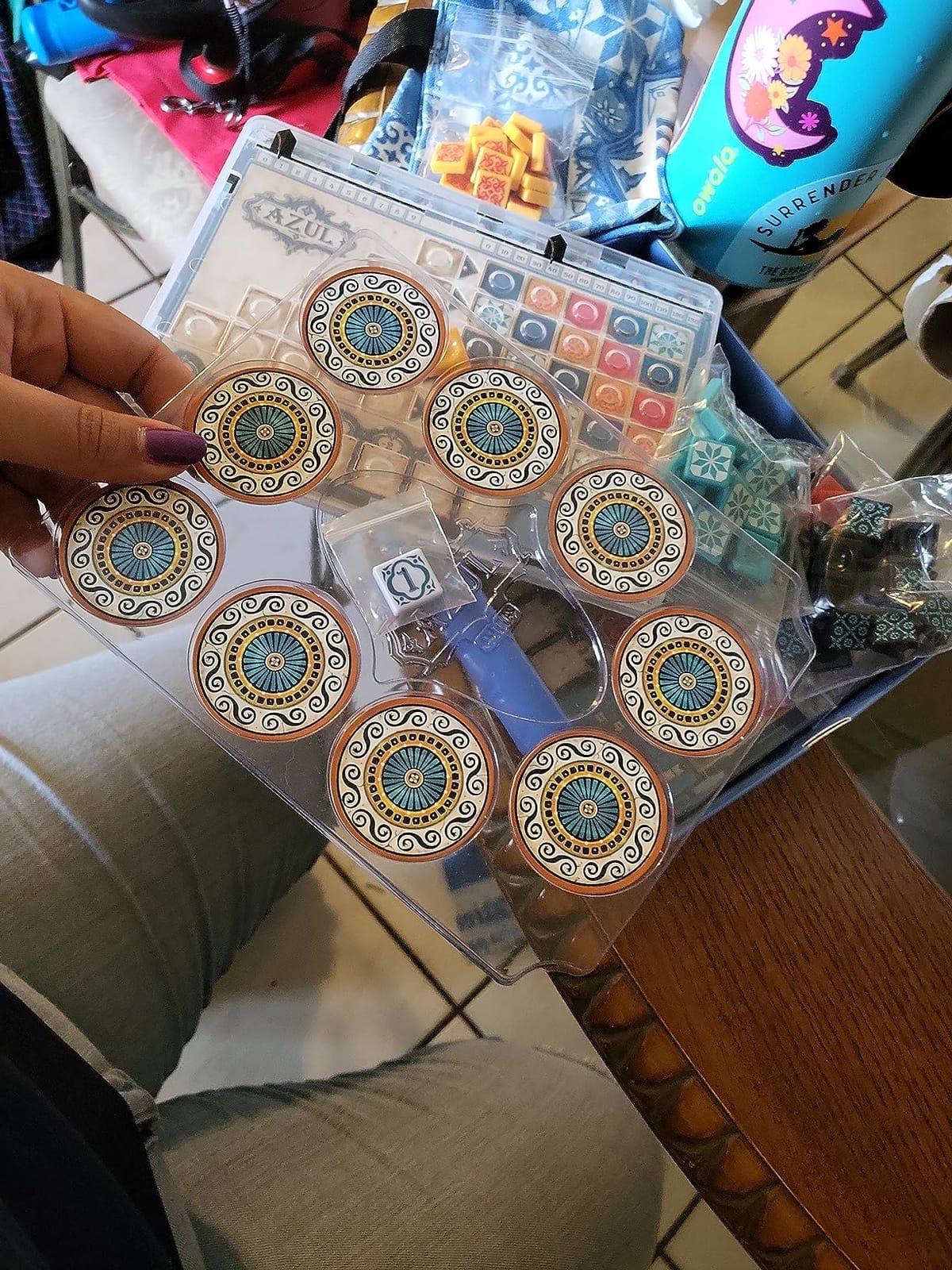 Asmodee Azul Mini Board Game - Portable Tile-Placement Fun, Strategy Game for Kids & Adults, Ages 8+, 2-4 Players, 30-45 Minute Playtime customer photo 1