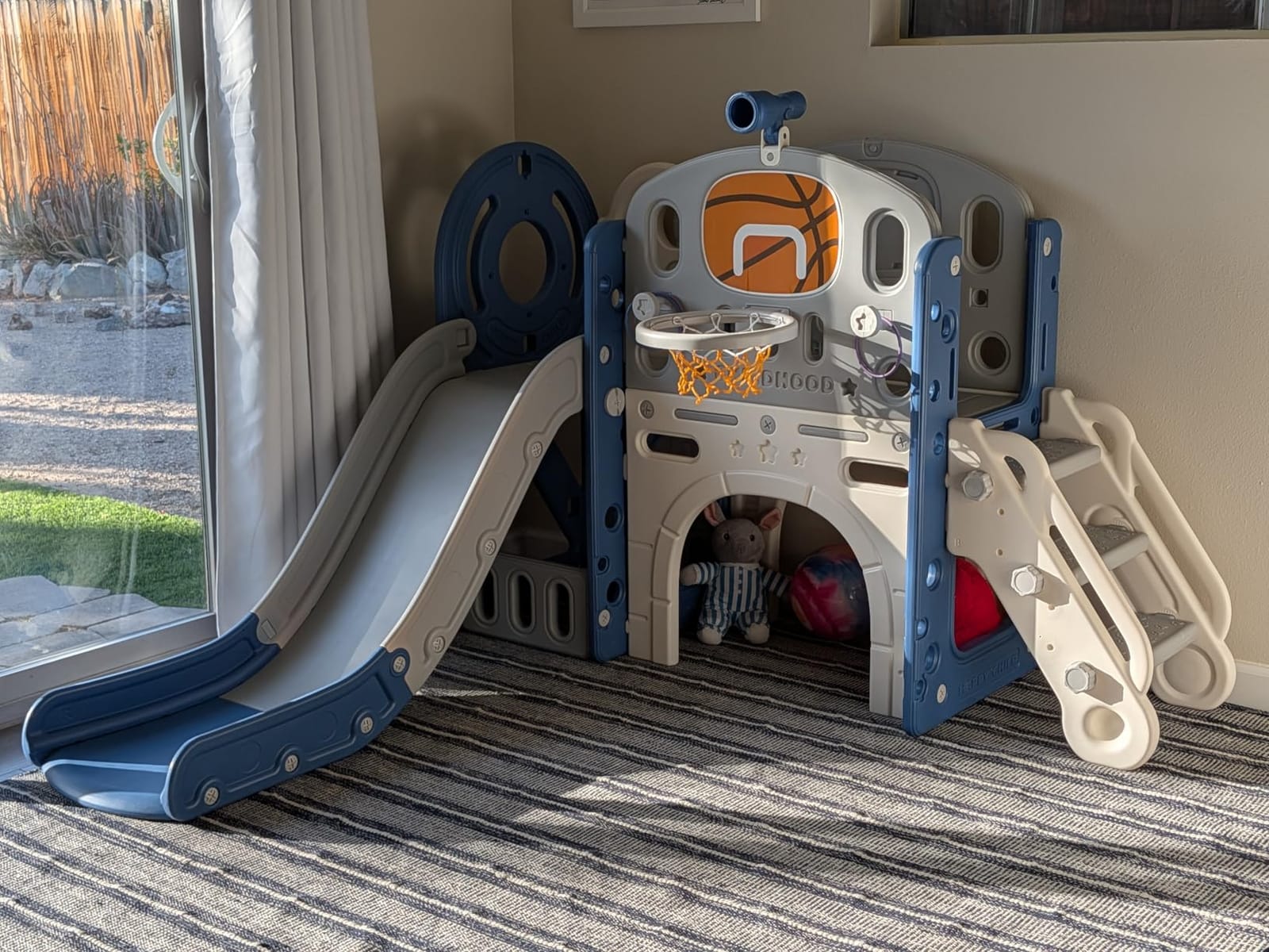 XJD 8 in 1 Toddler Slide Set, Kids Slide for Toddlers Age 1-3 customer photo 1