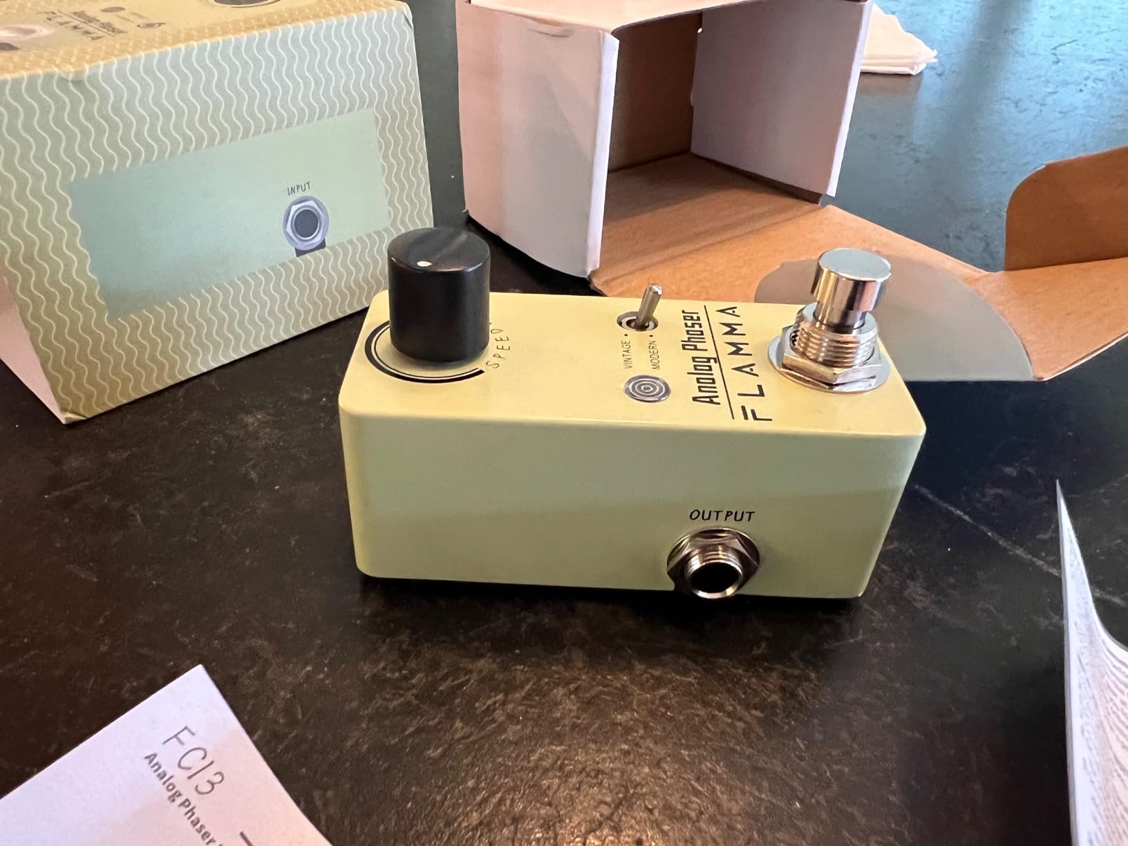 FLAMMA FC13 Phaser Guitar Pedal Analog Phase Effects Mini Pedal with Classic Vintage Modern Modes True Bypass customer photo 2