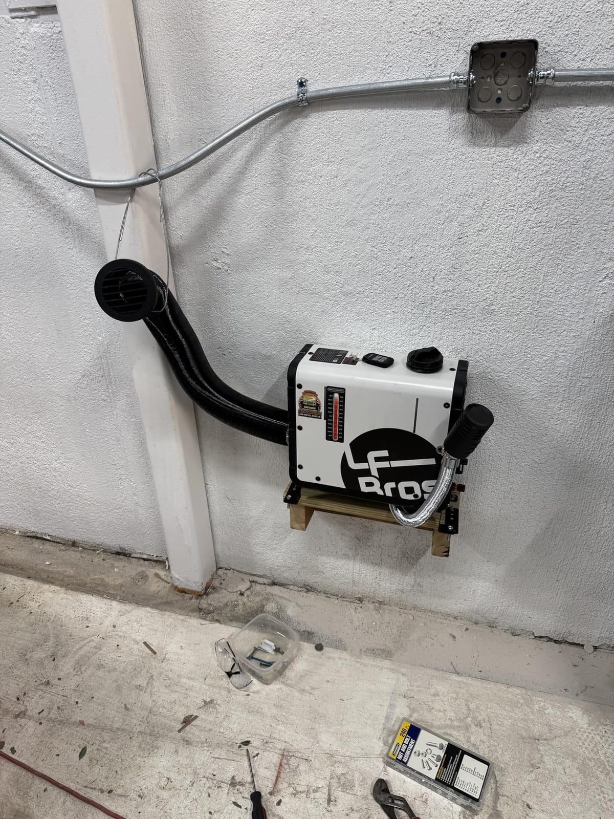 LF Bros 110V/12/24V 5KW Diesel Heater with Timer, Compact Diesel Air Diesel customer photo 2