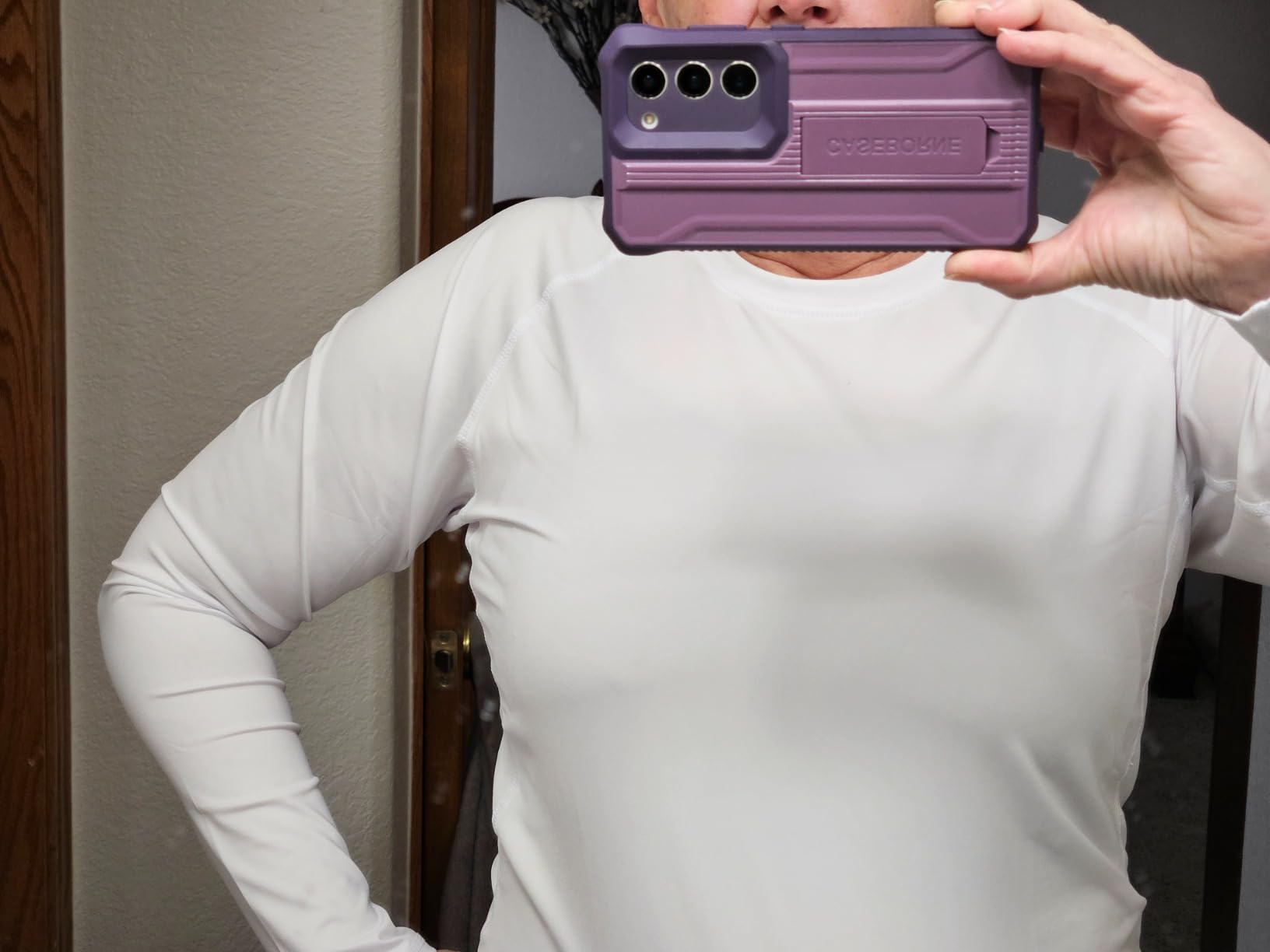 4 Pack Women's Compression Shirts Long Sleeve Workout Athletic Top customer photo 1