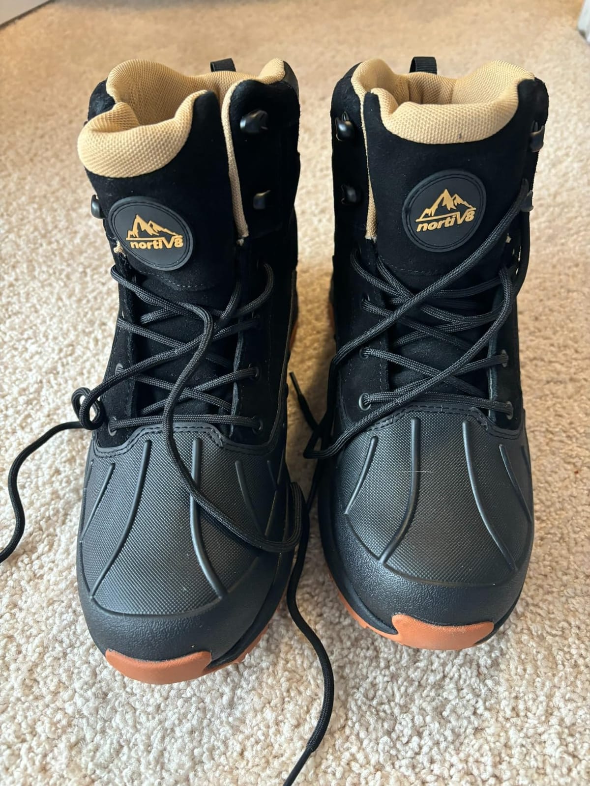 NORTIV 8 Women's Waterproof Hiking Boots Outdoor Trekking Camping Trail Hiking Boots customer photo 2