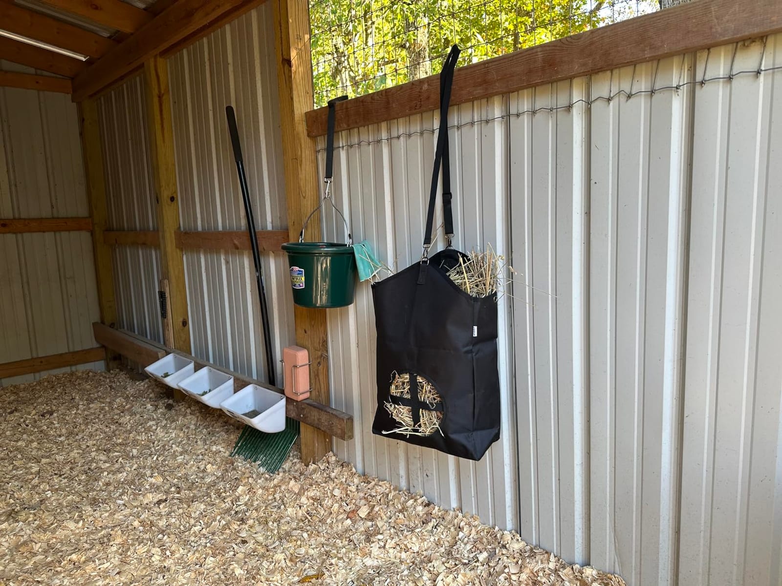 3 Packs Goat Hay Feeder, Hay Bags for Goats, Horses, Sheep customer photo 2
