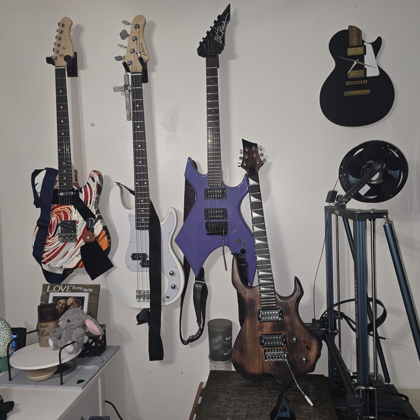 Ktaxon DIY Guitar Kit with Mahogany Body and Maple Neck, Flame | 6 String Electric Guitar, H-H Pickups, Easy Installation with Assembly Videos, Full Equipment to Build Your Own Guitars customer photo 2