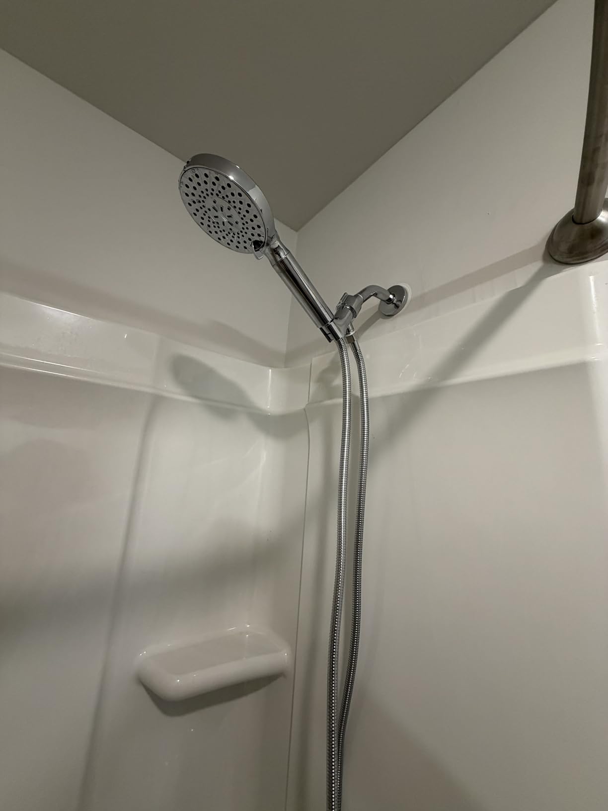 SR SUN RISE Filtered Shower Head with Handheld High Pressure 9 Spray Mode Showerhead Detachable Shower Head Water Softener Filters Beads for Hard Water Remove Chlorine 1 Filter Bright Silver customer photo 2