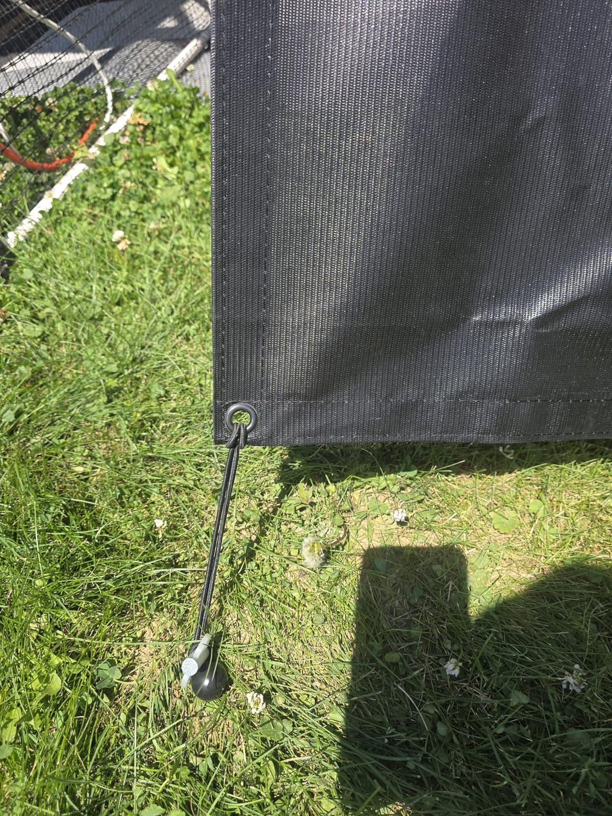 RV Awning Sun Shade Screen 8'x17'3''(Fit for 18' Awning),Black Mesh Shade Screen with Zipper,Universal Trailer Camper Awning Screen with Complete Kits,Improves Shadow and Privacy. customer photo 1