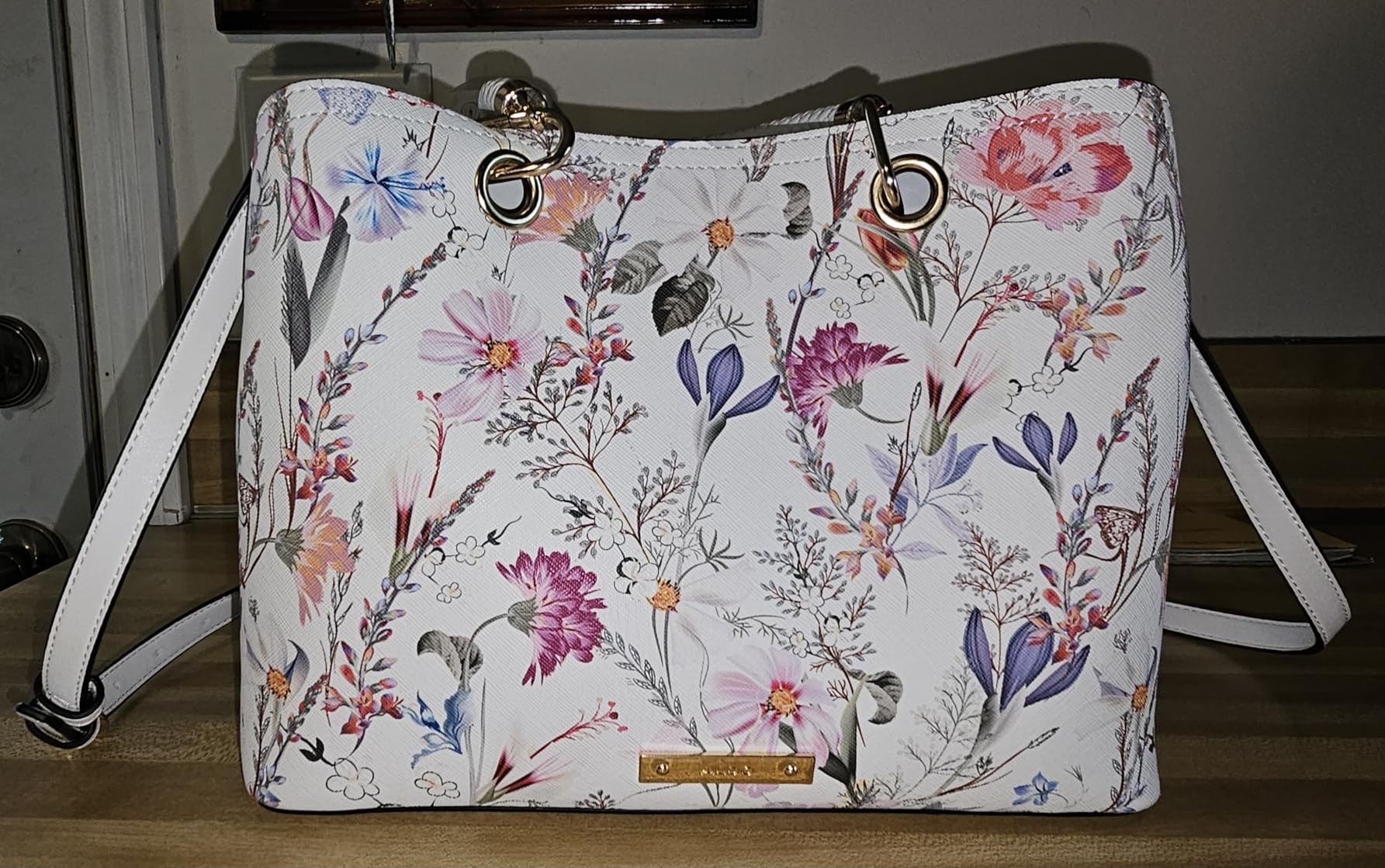 Women's Myrtelaa Satchel, Bright Multi customer photo 1