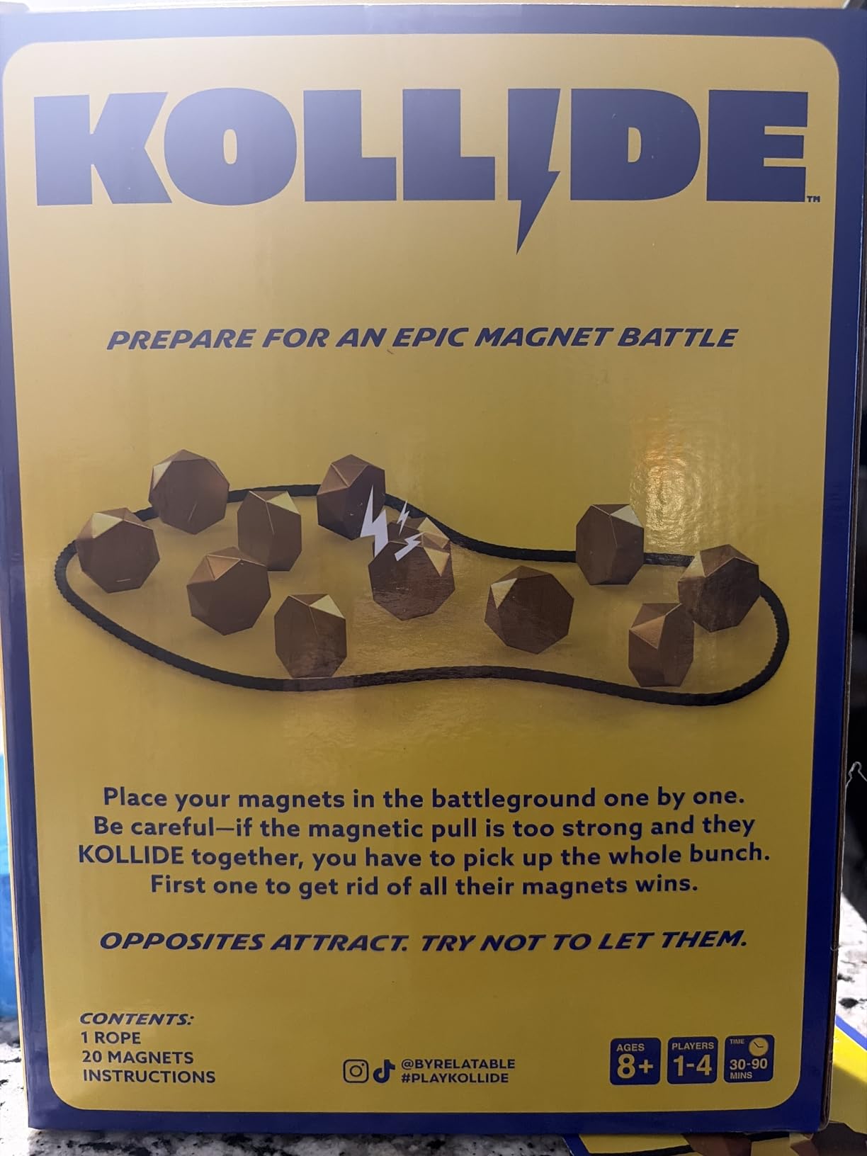 WHAT DO YOU MEME? Kollide, Exciting Magnetic Family Game by Relatable, customer photo 1