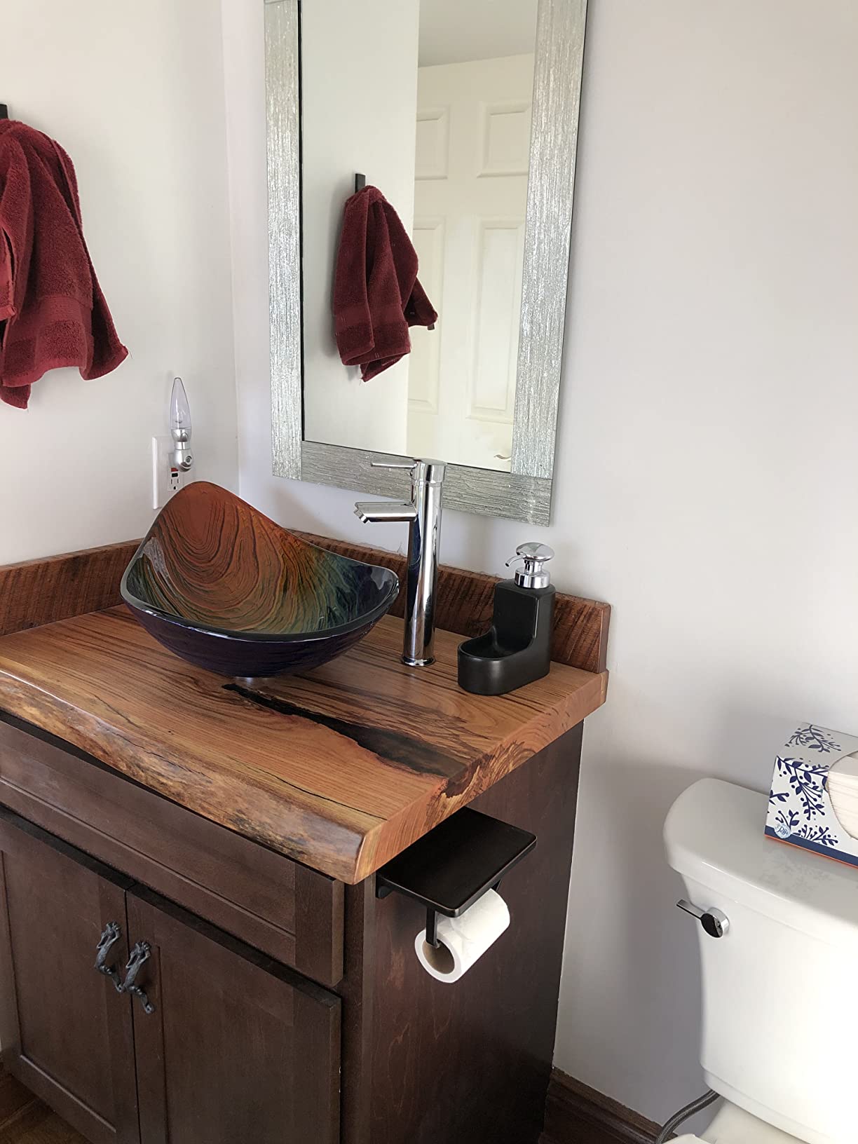 Vanity Art 72 Inch Bathroom Vanity with 2-Door 4-Drawer, Wood Bathroom Vanity Cabinet with Soft Closing Drawer, Floor Mounted Gray Cabinet Without Top VA4072-LRG customer photo 1