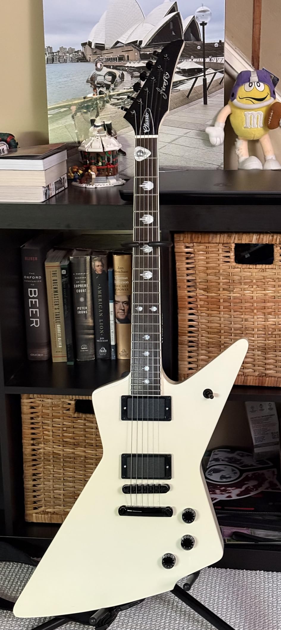 Firefly FFLX Solid Body Electric Guitar, Mahogany Guitar body, Stainless steel and ball end frets, rosewood fretboard (Purple Color) customer photo 2