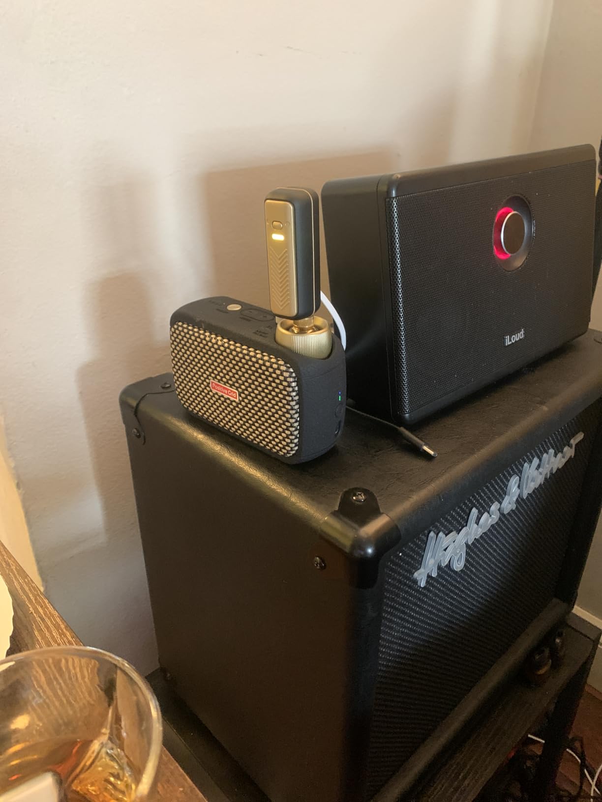 Positive Grid Spark link Wireless Guitar System - Electric, Acoustic, Bass | Plug & play wireless guitar system for electric, acoustic & bass. Ultra-low latency, 6-hr battery. USB-C cable included. customer photo 2