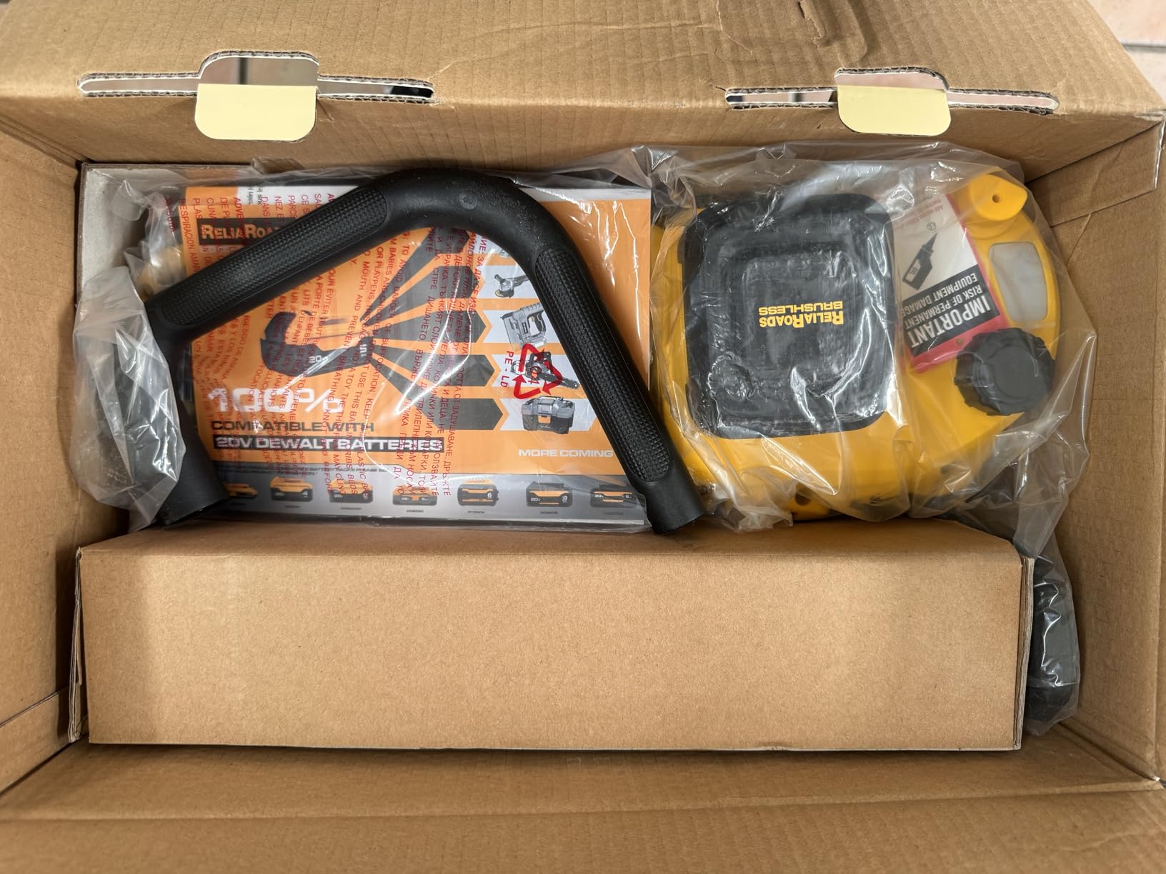 ReliaRoads 16-Inch 40V Brushless Cordless Chainsaw for DeWalt 20V MAX customer photo 2
