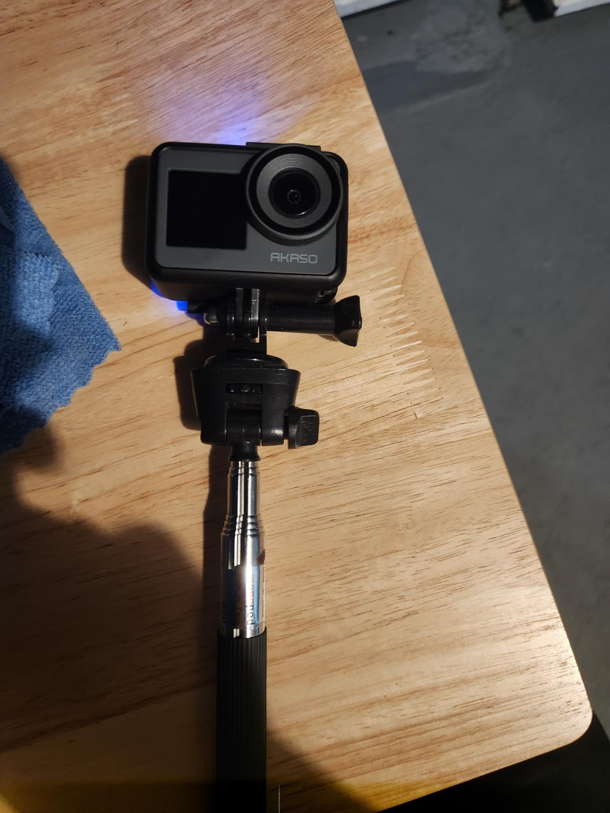 AKASO Brave 7 Action Camera 4K30FPS 20MP with 128GB U3 MicroSDXC Memory Card, Waterproof Camera with Touch Screen IPX8 33FT EIS 2.0 Zoom Support External Mic Voice Control with 2X 1350mAh Batteries customer photo 1