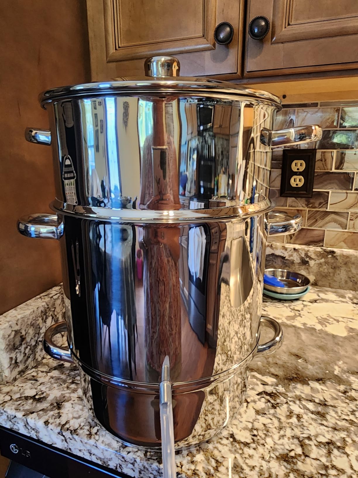 VIVOHOME Stainless Steel Steam Juicer for Canning Fruit and Grape Juice customer photo 2