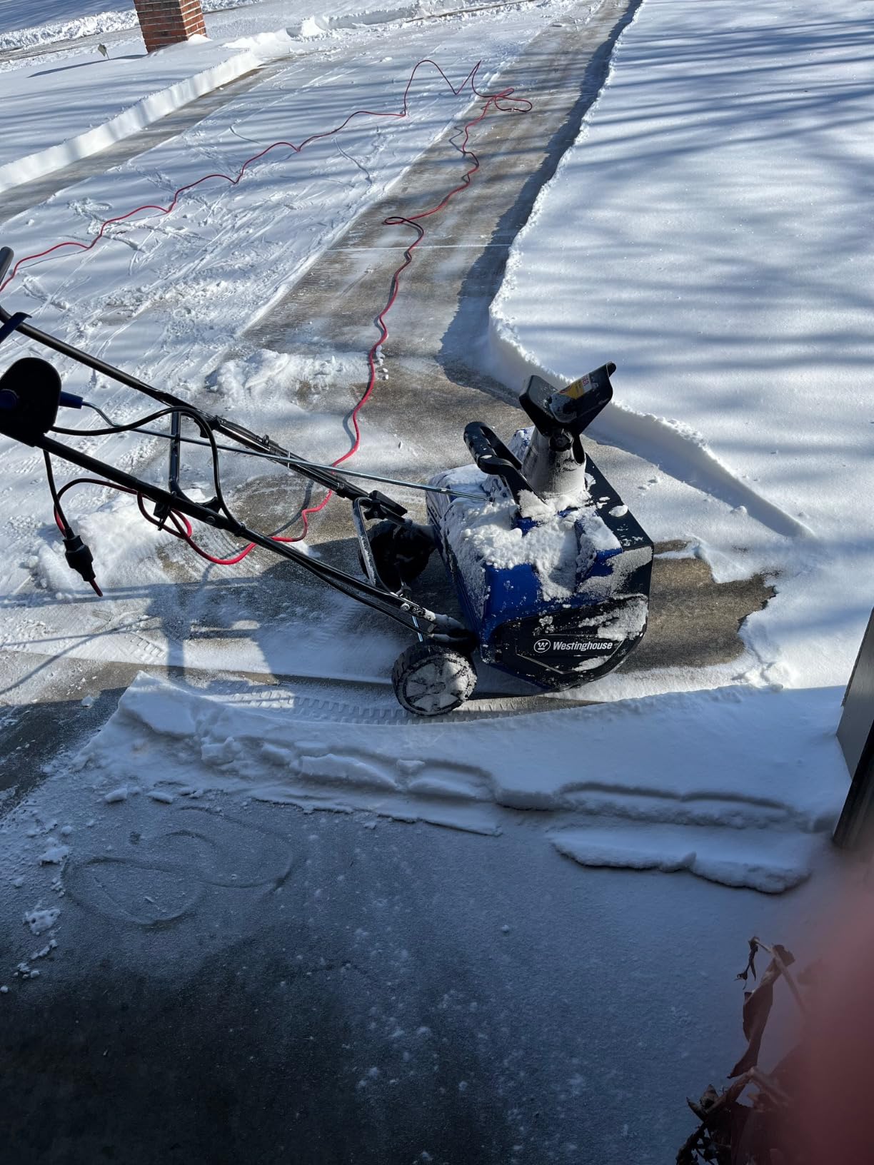 Westinghouse WSnow22 Corded Snow Blower 22 Inch, Steel Auger, Dual LED Lights, Electric Snow Blower with 25ft Throwing Distance, Plows 840lbs/min, Adjustable Chute customer photo 2