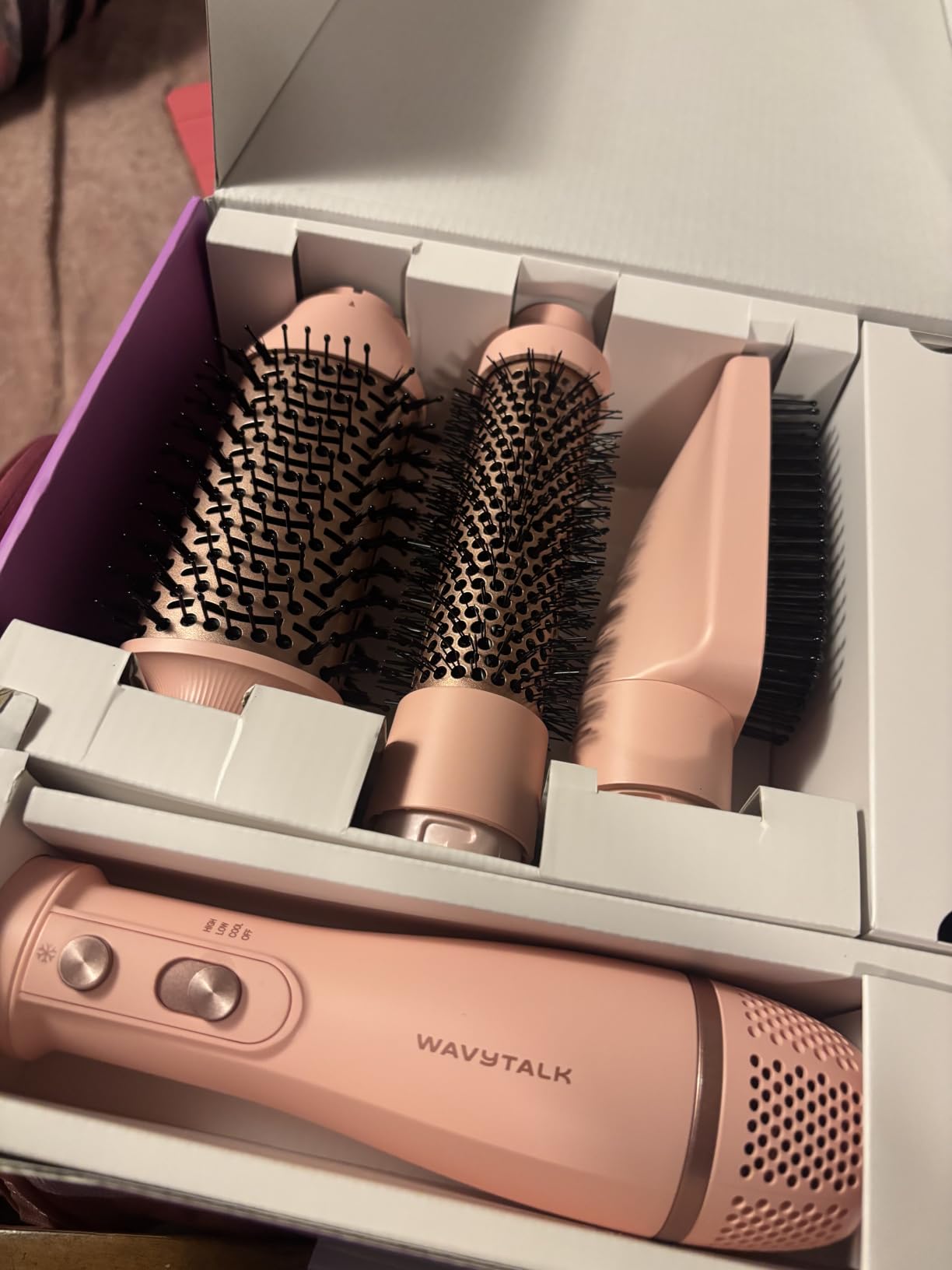 Blow Dryer Brush Set, Wavytalk Air Sculpt 5-in-1 Hot Air Brush Set customer photo 1