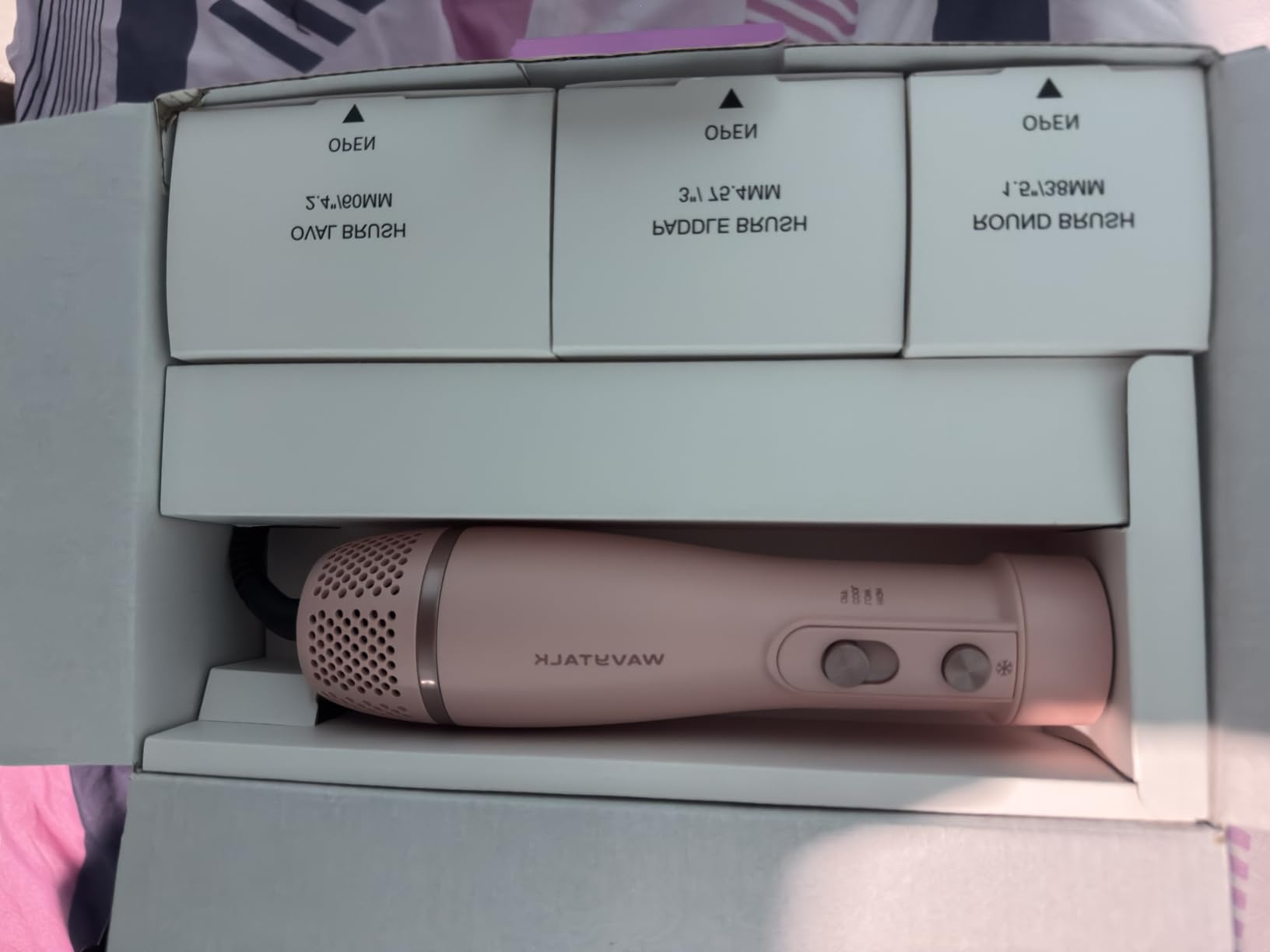 Blow Dryer Brush Set, Wavytalk Air Sculpt 5-in-1 Hot Air Brush Set customer photo 2