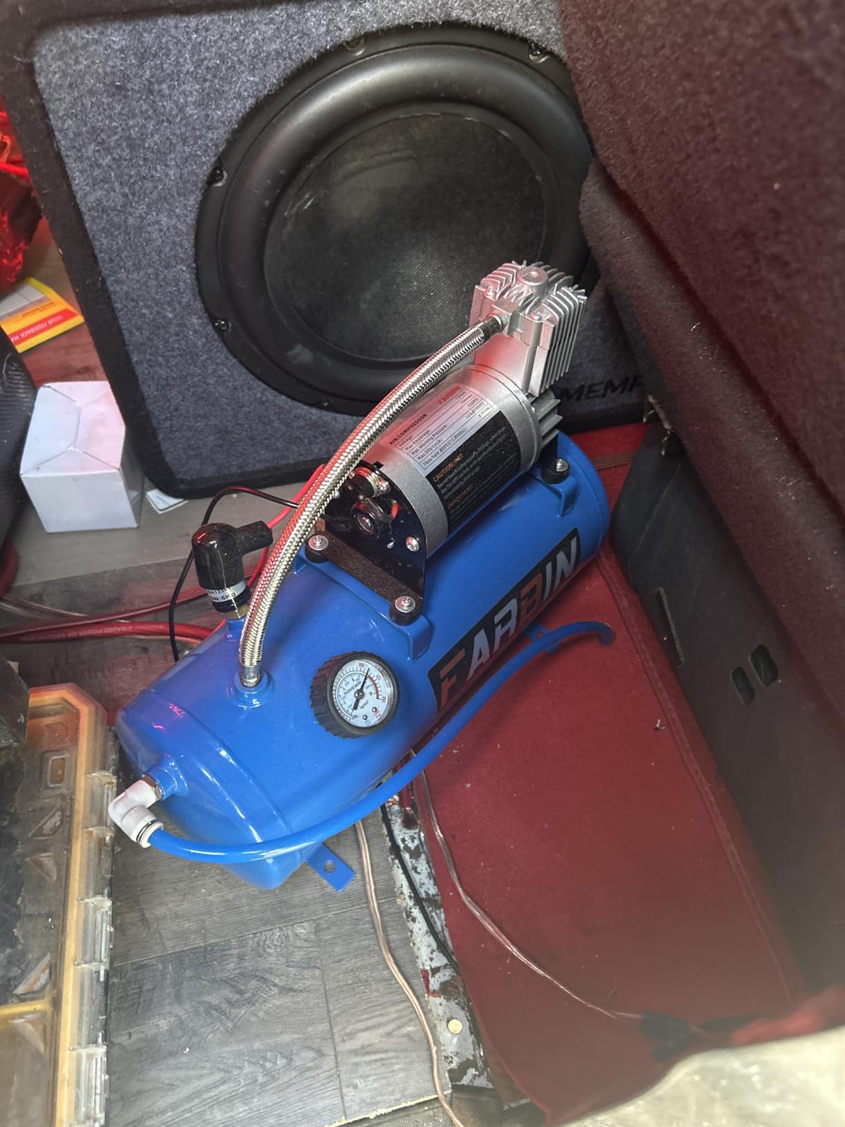 Air Horn with 0.8 Gallon Air Compressor, Super Loud Train Horn Kit with Tank customer photo 2