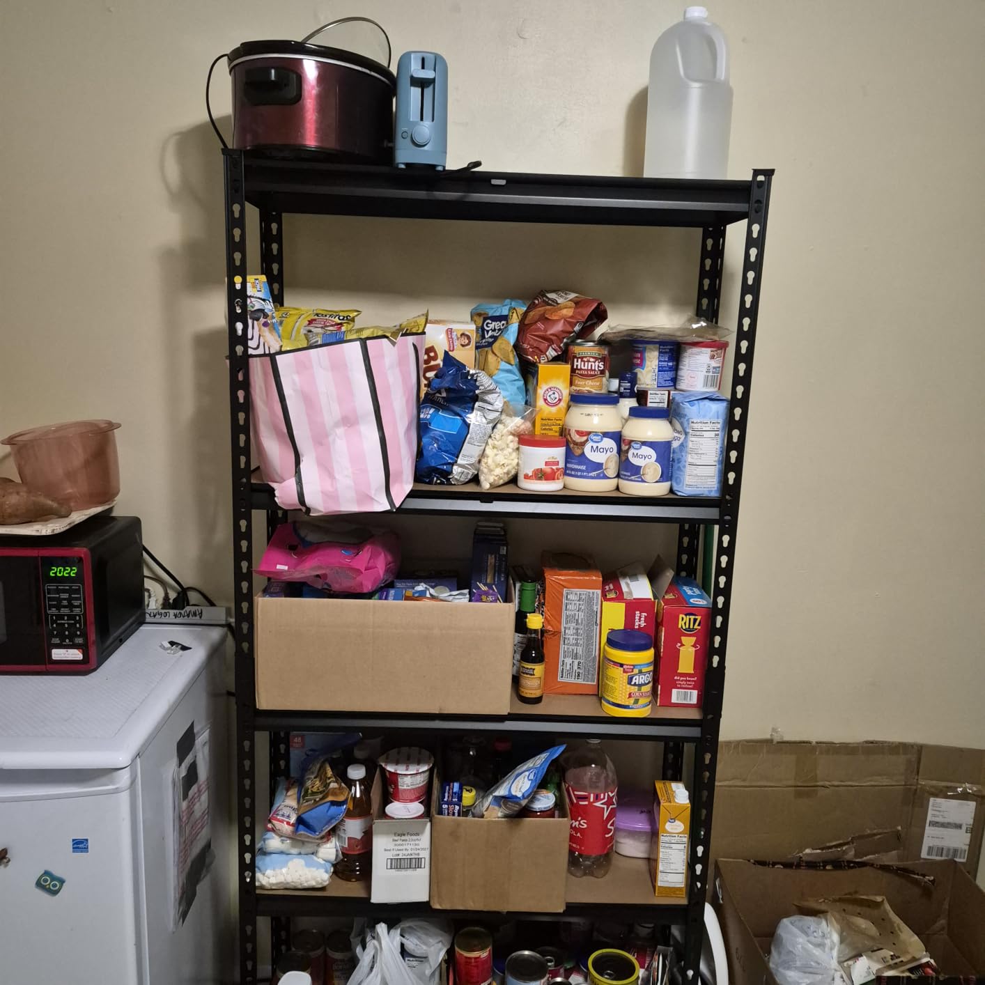 REIBII 2400 Lbs Garage Shelving for Basement, Adjustable Shelving Unit customer photo 1
