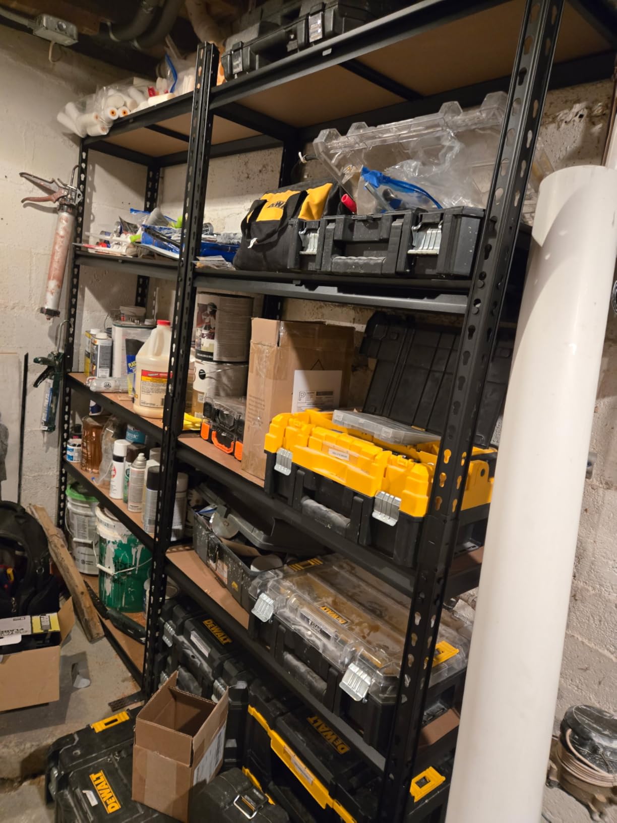REIBII 2400 Lbs Garage Shelving for Basement, Adjustable Shelving Unit customer photo 2