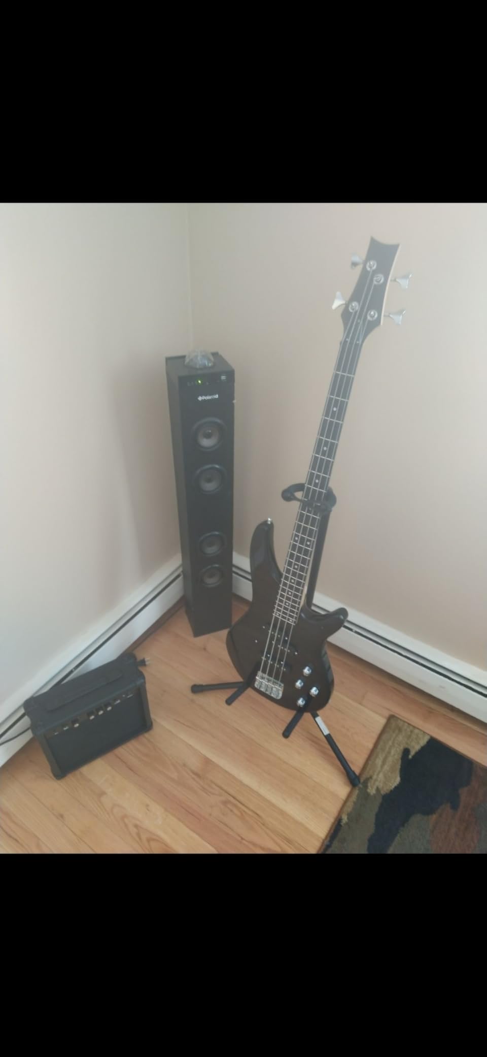 Ktaxon Electric Bass Guitar 4 String Bass Guitar Kit-Blue | Full Equipment with 20 Watt Amplifier | PJ Type Pickup, Naturally Air-dried Maple Neck, Rosewood Fretboard & Basswood Body customer photo 2