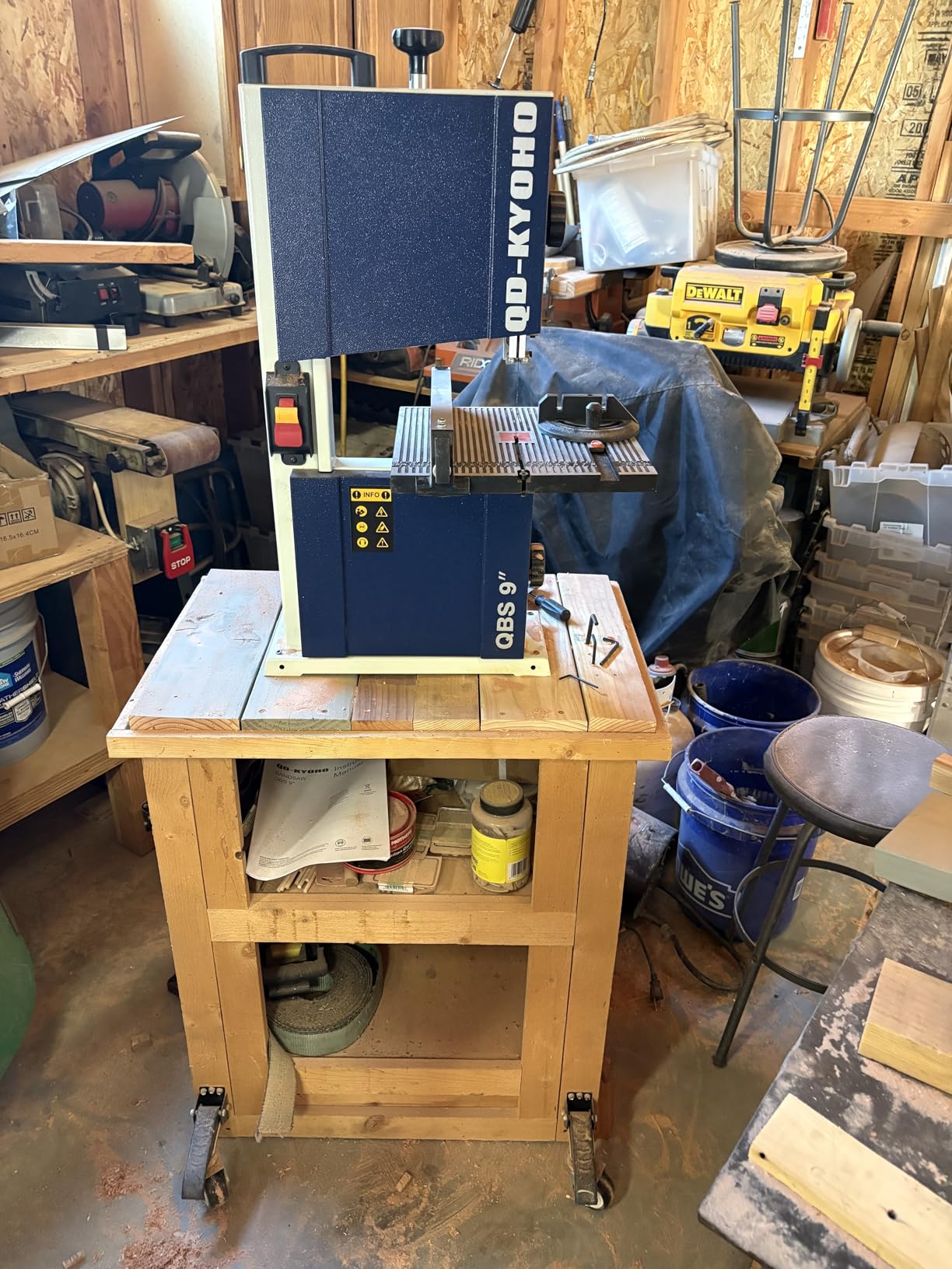 Band Saw, 10-Inch Bandsaw for Woodworking, 1515 & 3280 FPM Dual-Speed Bandsaw, 1/2 HP, 120 V 5.3-Amp Motor, Band Saws with Double-Sided Fence Assembly, Steel Bandsaws with Miter Gauge customer photo 1