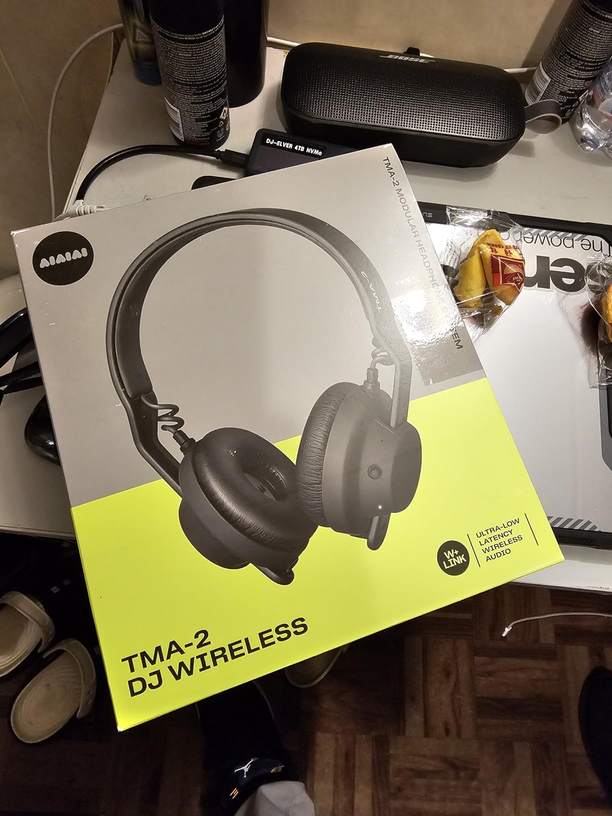AIAIAI TMA-2 DJ Wireless Black DJ Headphones, W+ Link + Bluetooth, 20+ Hours Playback, 40mm Bio-Cellulose Drivers, High-Isolation Pads, Modular Parts customer photo 2
