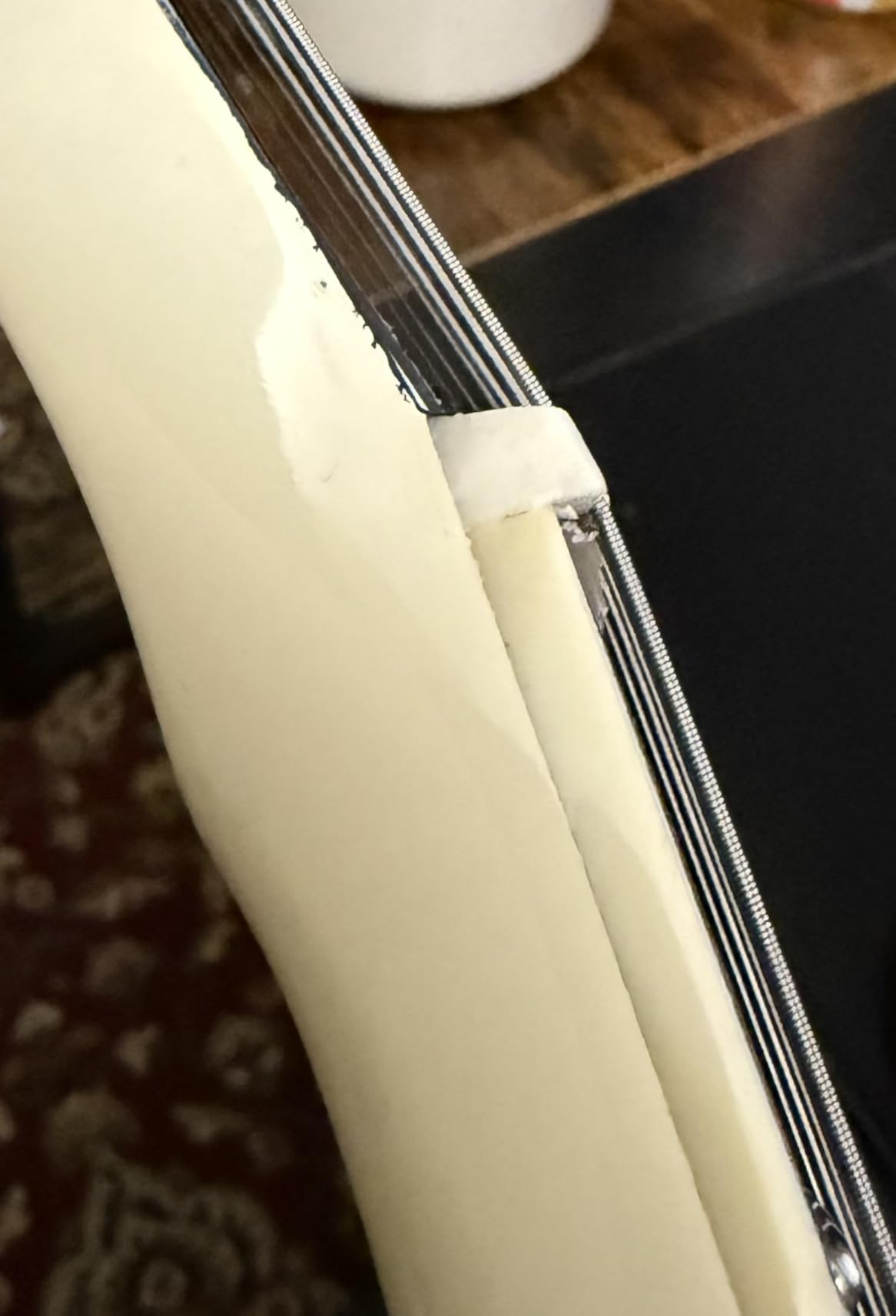 Firefly FFLX Solid Body Electric Guitar, Mahogany Guitar body, Stainless steel and ball end frets, rosewood fretboard (Black Color) customer photo 2