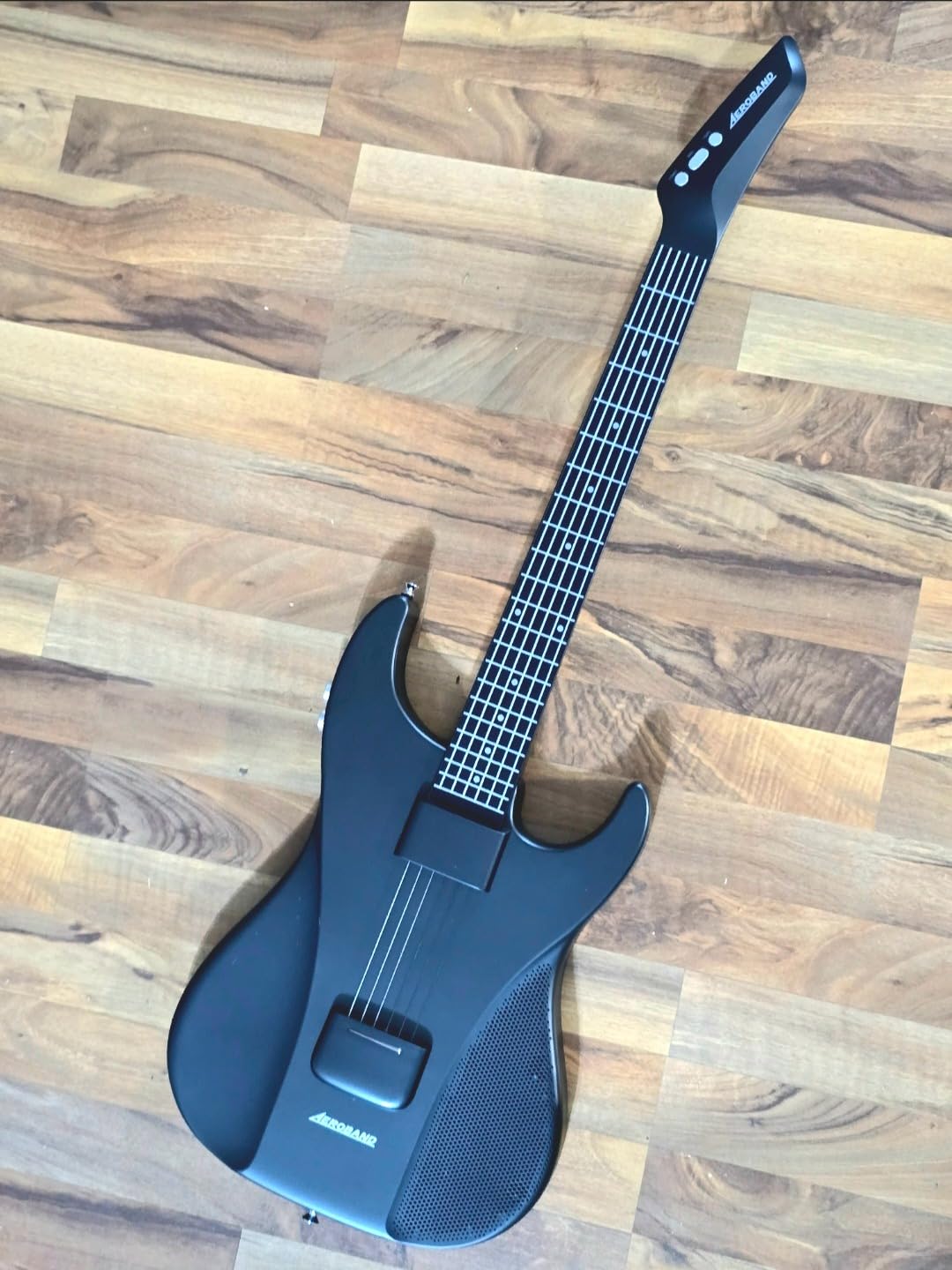 AeroBand Guitar Smart Guitar With Silicone Strings, Travel Silent Guitar With Detachable Fretboard, Headphone Jack, Built-in Speaker and Drum system, Aeroband APP Play, MIDI customer photo 1