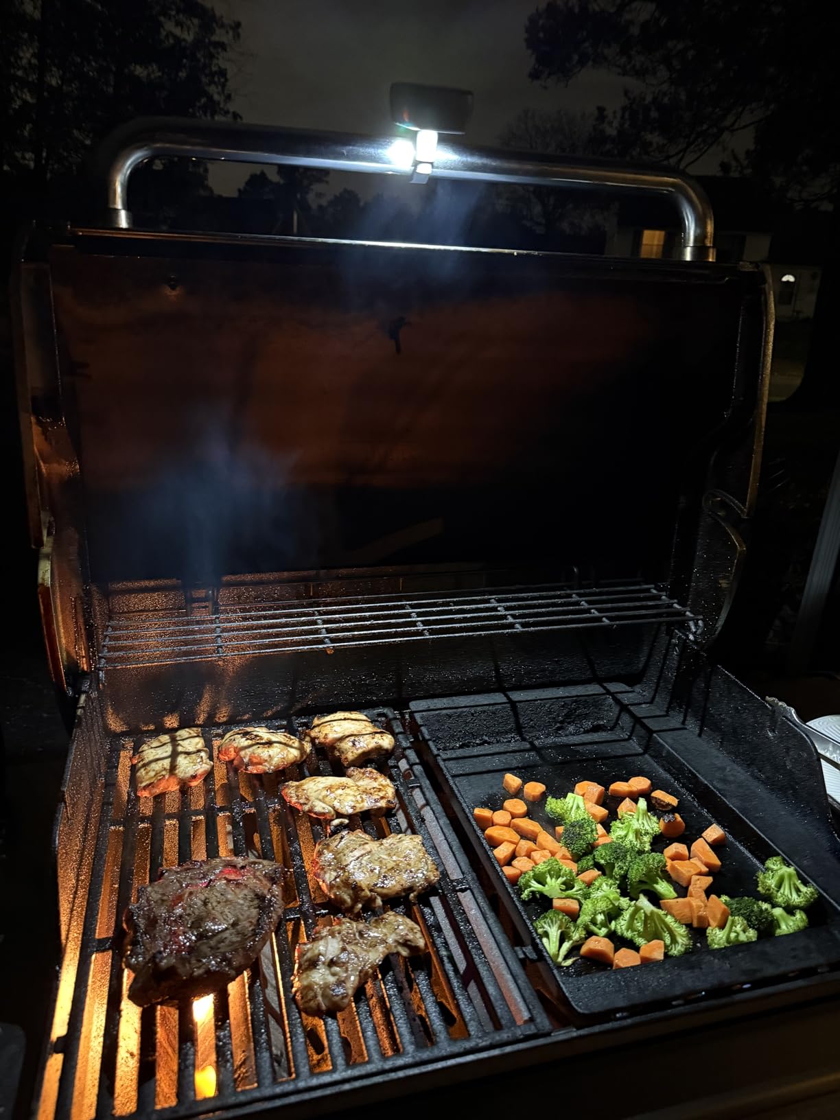 Grill Light Designed for Blackstone Griddle & Weber Grill, Automatic On/Off BBQ Light, Blackstone Griddle Accessories, LED BBQ Grilling Accessories for Outdoor Grill, Gifts for Men Dad Husband customer photo 2